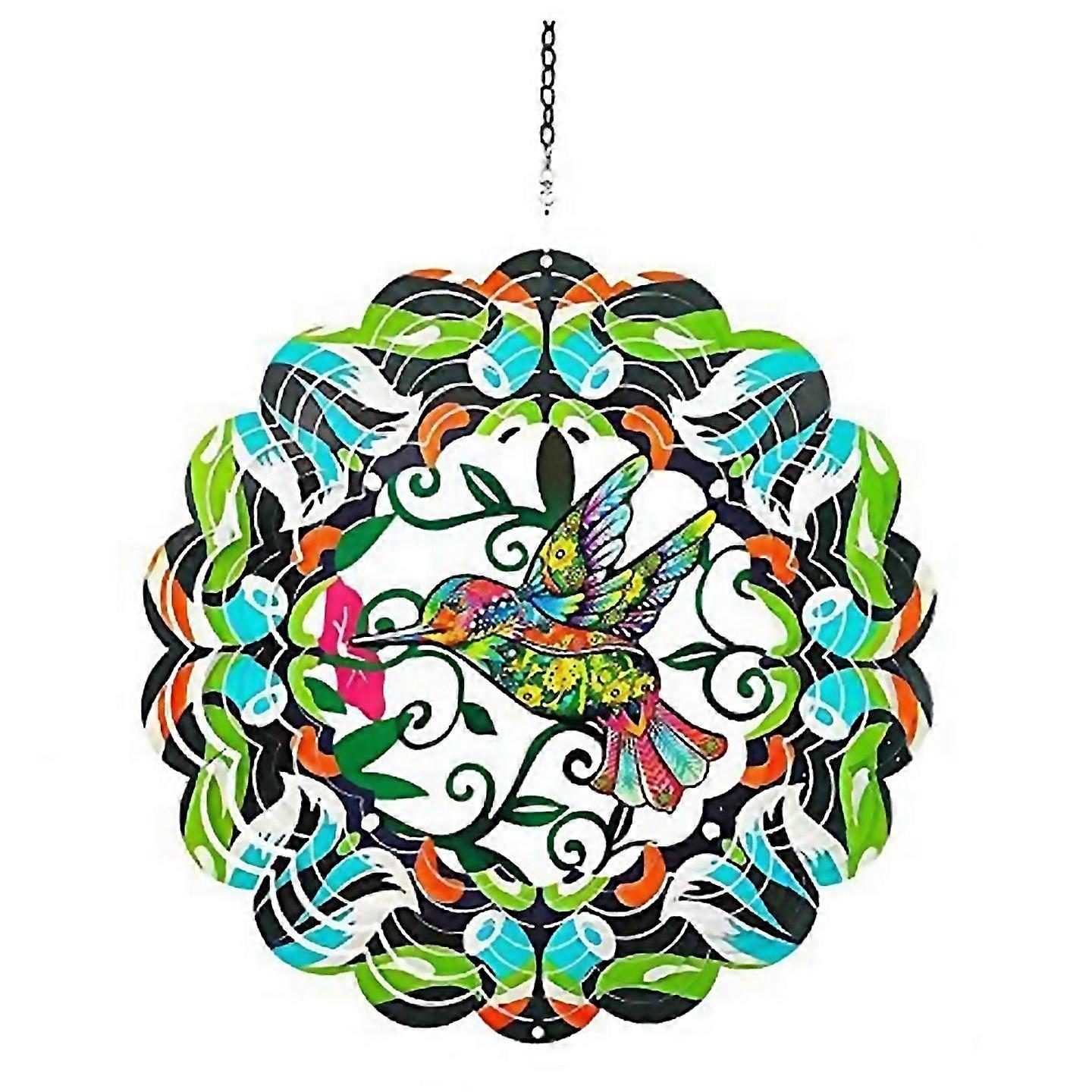 For Bird Metal Wind Spinner Hanging Wind Spinner