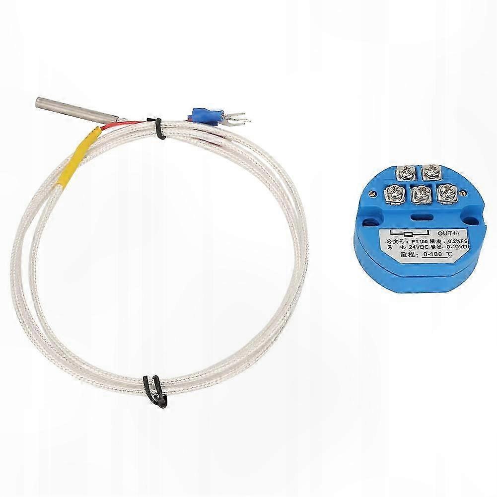 Pt100 Temperature Sensor Probe, Industrial RTD Transducer for Accurate Temperature Measurement