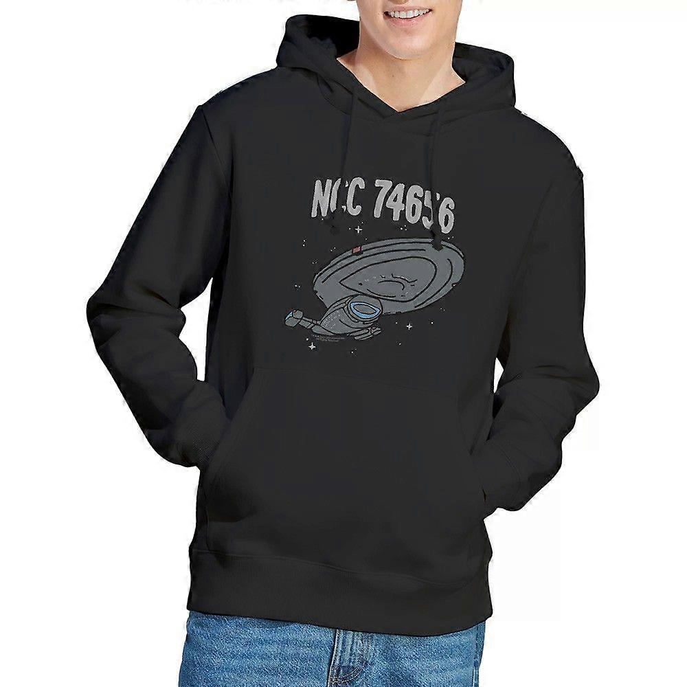 Moletom Unissex Star Trek The Intrepid Class S-3XL, Preto Estilo 079