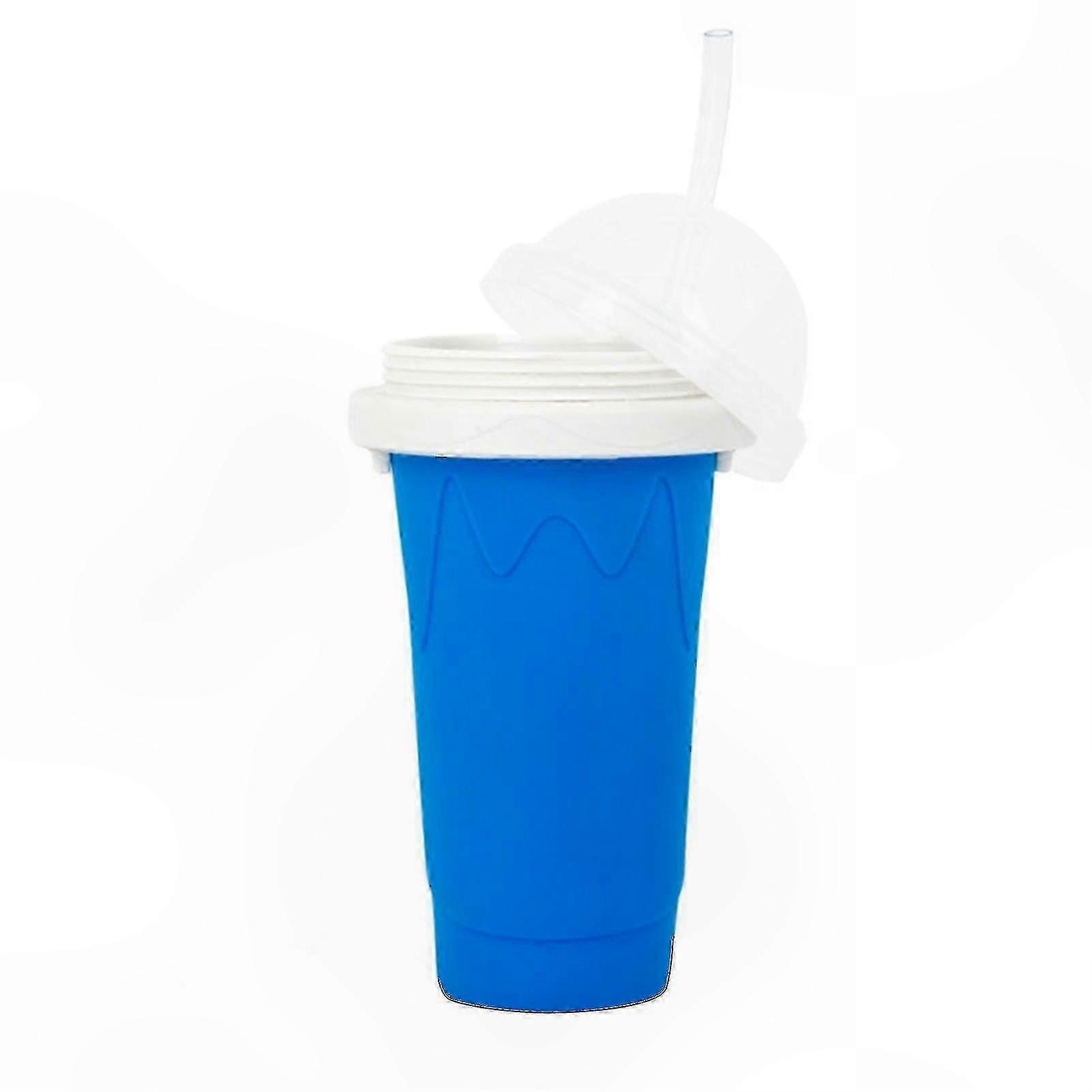 Reusable Silicone Smoothie Cup for Homemade Slushies and Ice Cream