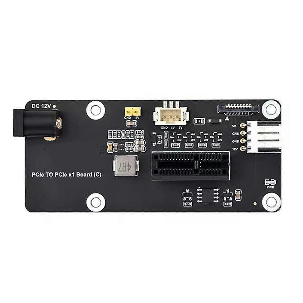 For Raspberry Pi 5 PCIe FFC Connector to Standard PCIe X1 Slot (C) Expansion Board for Raspberry Pi 5