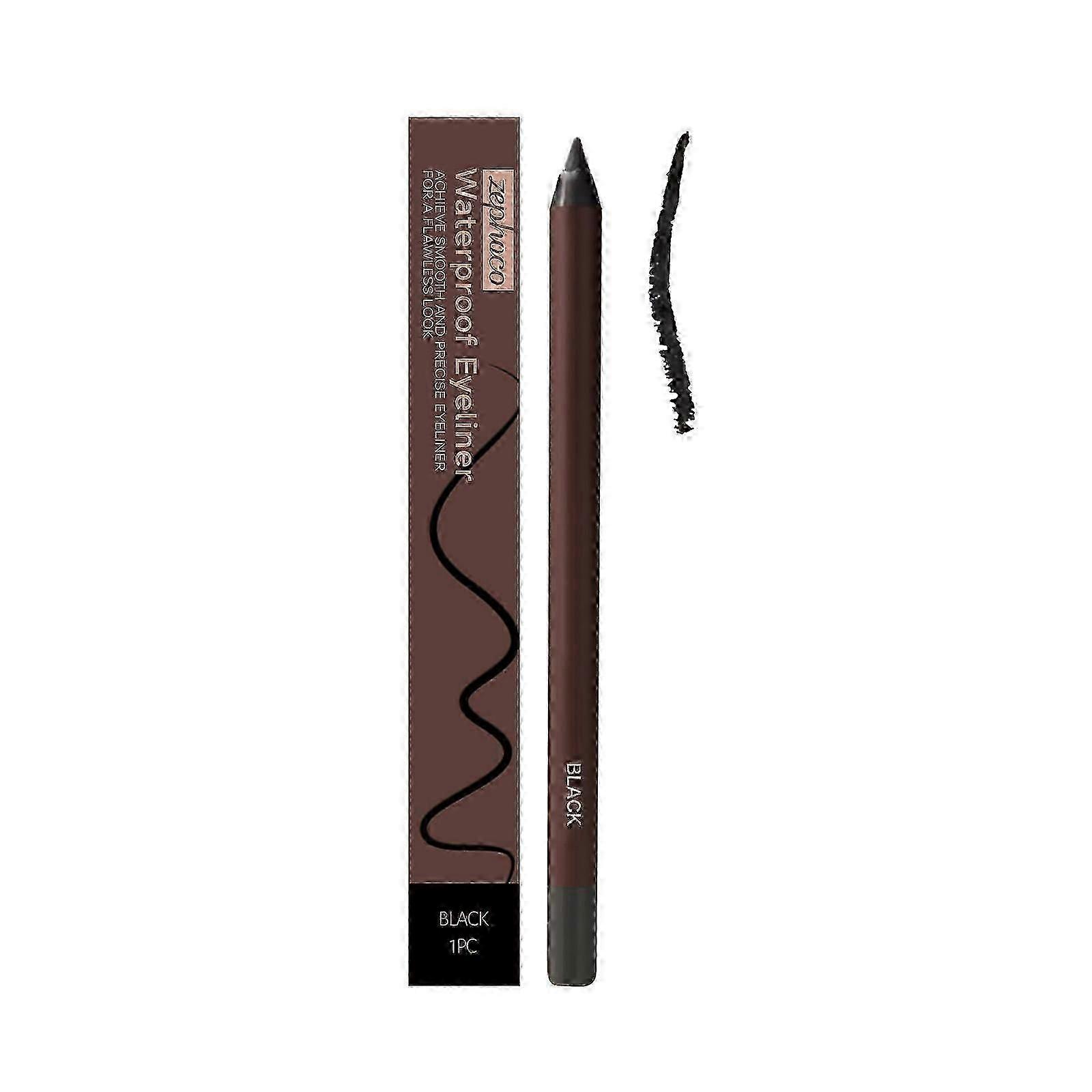 zephoco Black Eyeliner Easy to Apply Natural Line Drawing and Contouring Long-Lasting and Smudge-Resistant Convenient Eyeliner