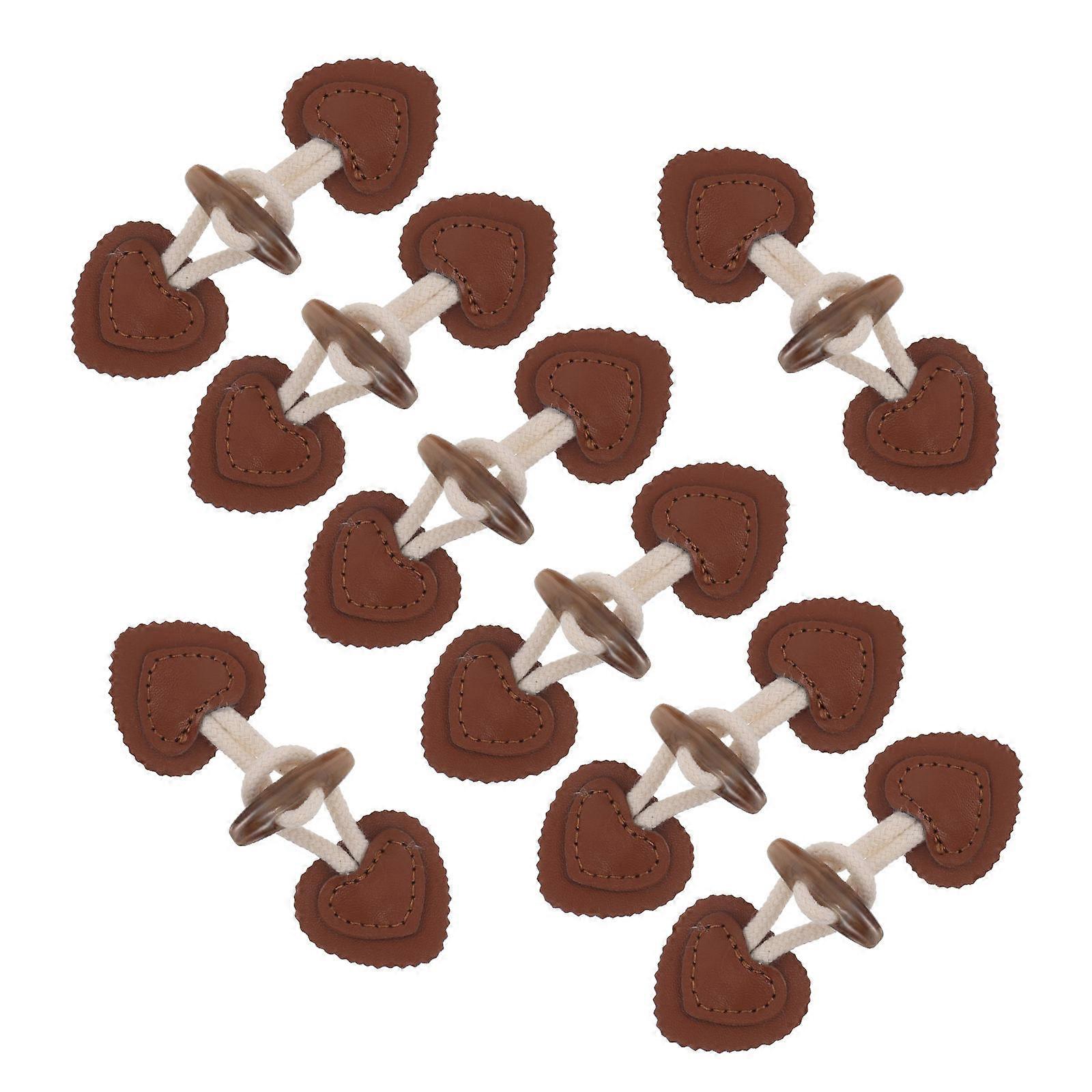 Sewing Horn Toggle Button DIY Garment Closures with 32Pcs for Coats