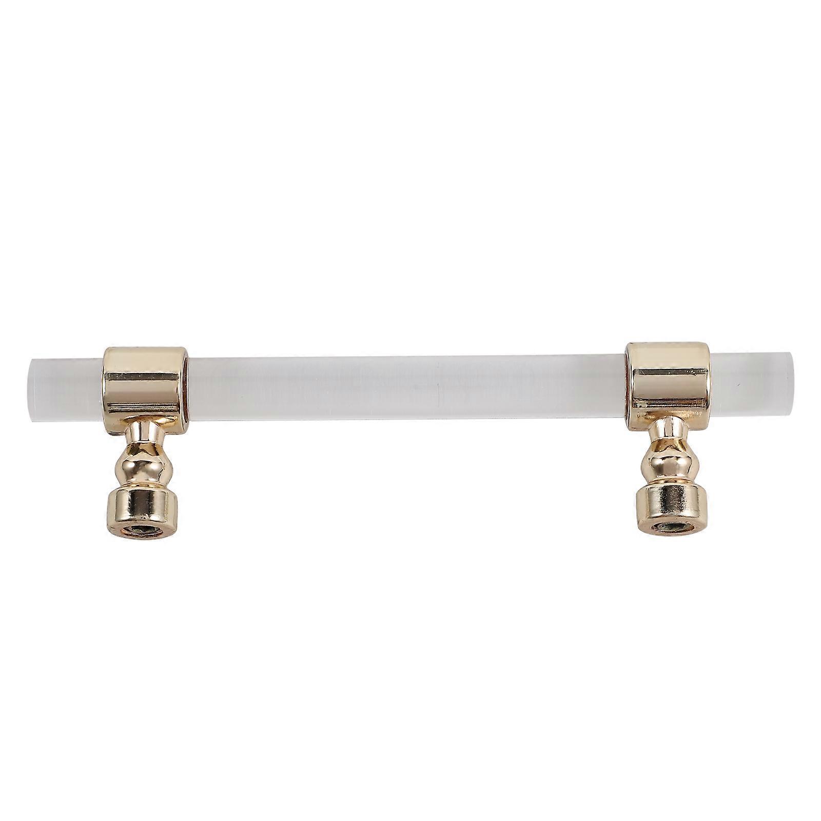 Drawer Handle 2Pcs Acrylic Zinc Alloy Simple Style Practical Use For Cabinet Door Drawer Furniture