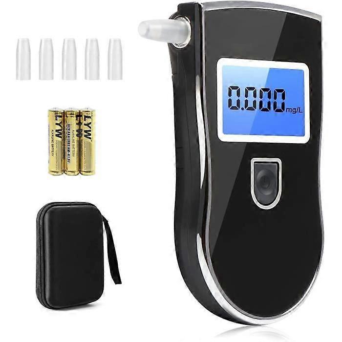 Electronic Breathalyzer, Professional Portable Digital Breathalyzer with LCD Display, Semiconductor Sensor Test A31