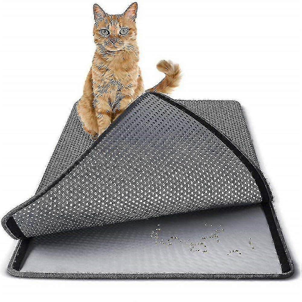 Double Layer Cat Litter Mat Cat Litter Pad Cat Litter Trapper Tray Mat Pet Pad Kennel Cushion Foam T Tangrui