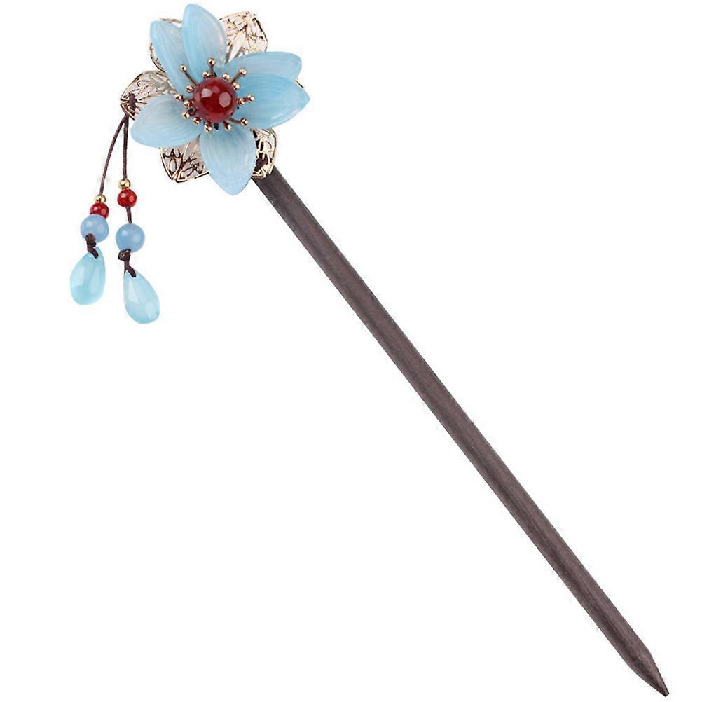 Multi Flower Agate Hair Stick for Retro Styling 3Pcs Set