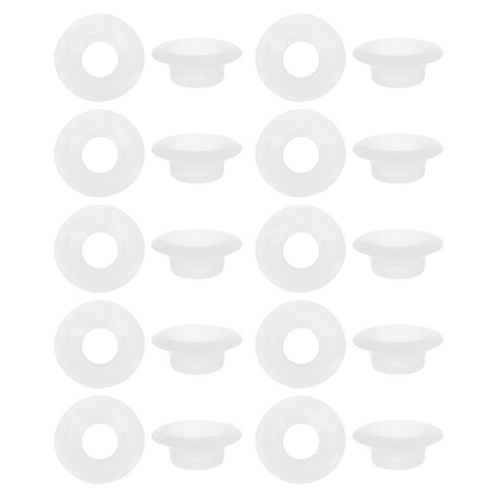 20Pcs Silicone Gaskets Washer for Swing Bottle Stoppers in White Material for High