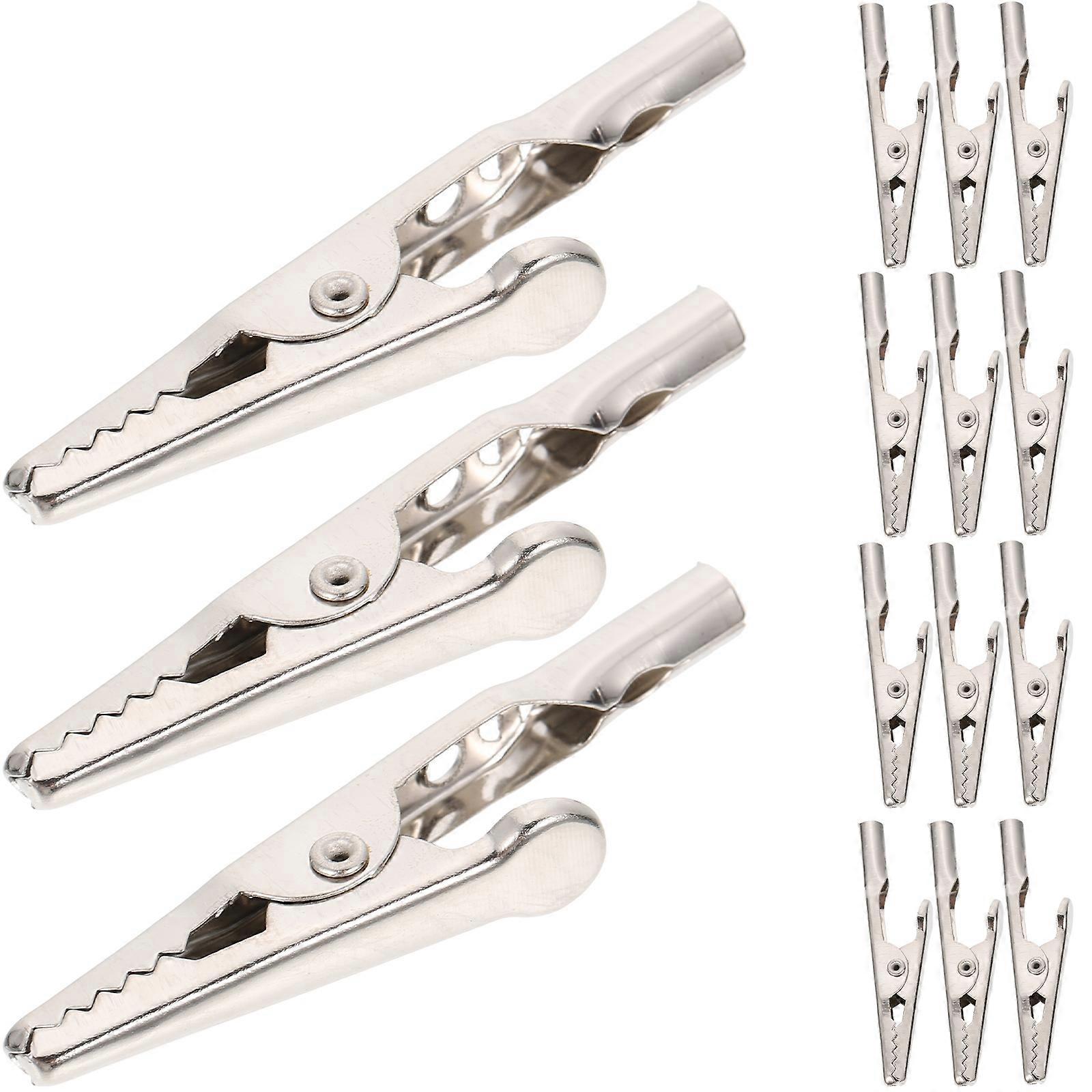 Fast Testing Clips 500 Pcs Metal Clamp For Professional Use Simple Design Testing Tool Efficient Wire Connection