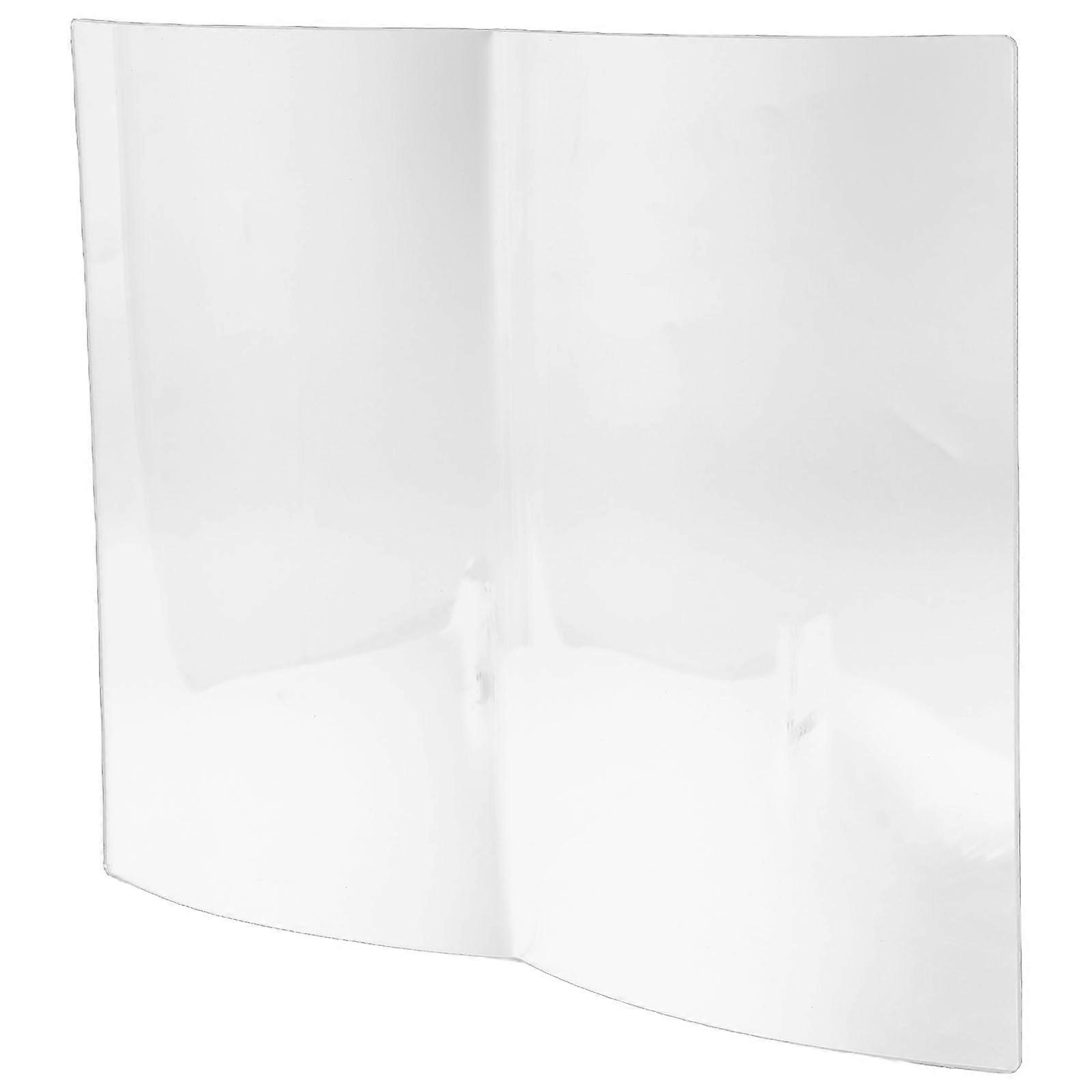 Sleek Design Clear Bookshelf Organizer Portable Stand For Desk Small Spaces Ideal For Homeowners Readers 1Set