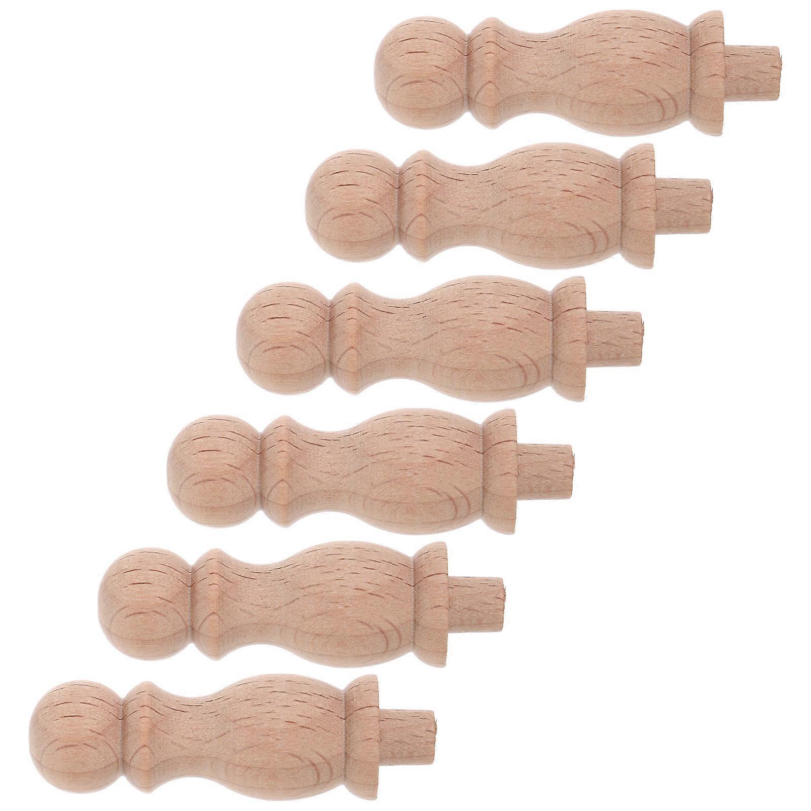 Decorative Hanger 12 Pcs Wooden Wall Hooks For Entryway And Bedroom Light Yellow Color With Strong Design For Hanging Hats