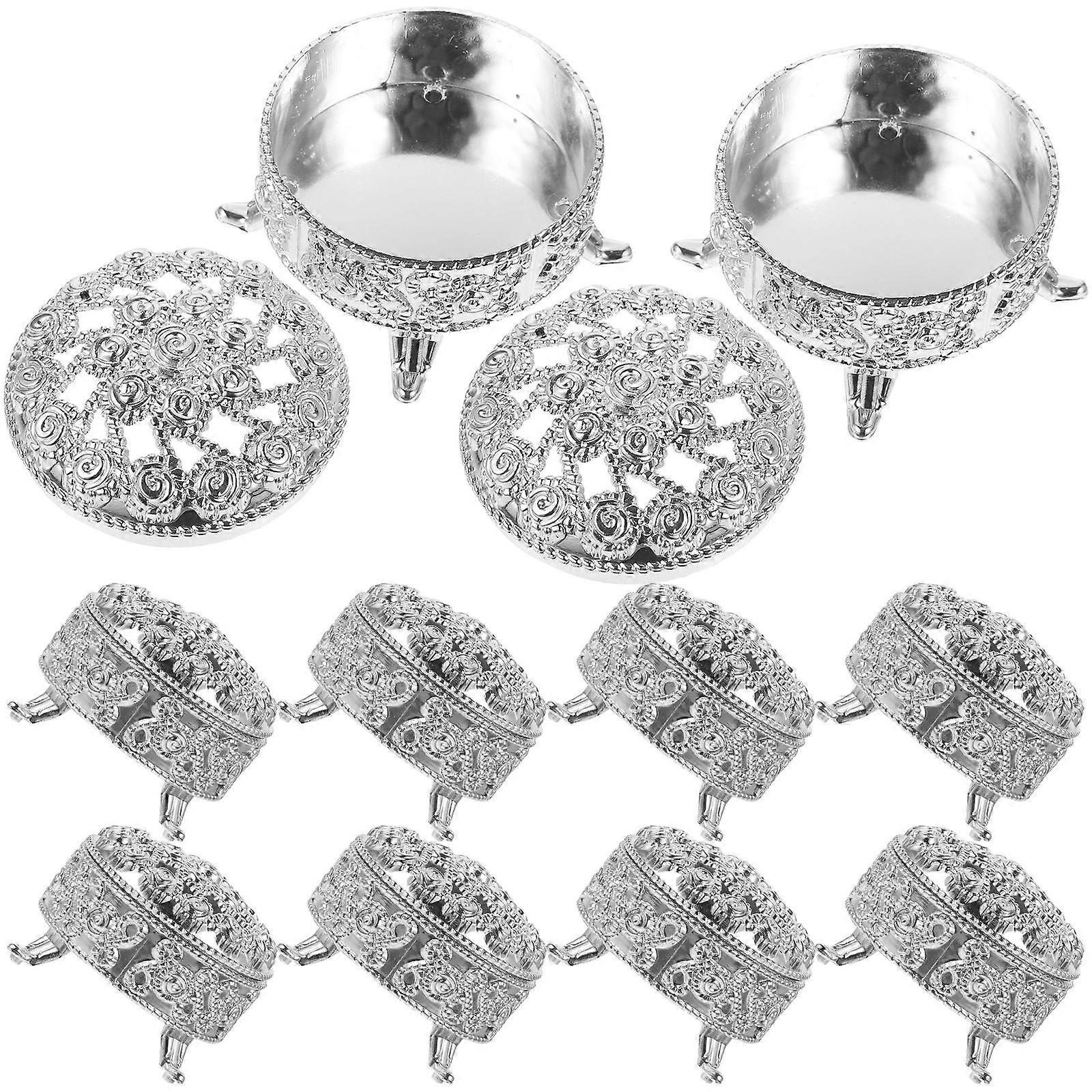 Favor Boxes Candy Storage Box for Wedding Use 48Pcs Silver Party Boxes