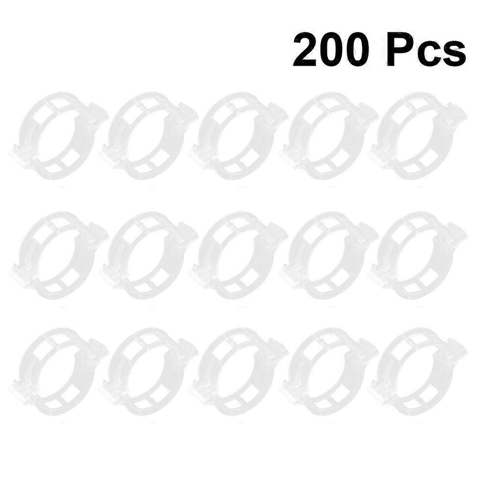 Vine Support Stem Clips Tomato Support Frame Upright Growth Prevent Breaking 3.6 x 3 x 1 cm 200Pcs