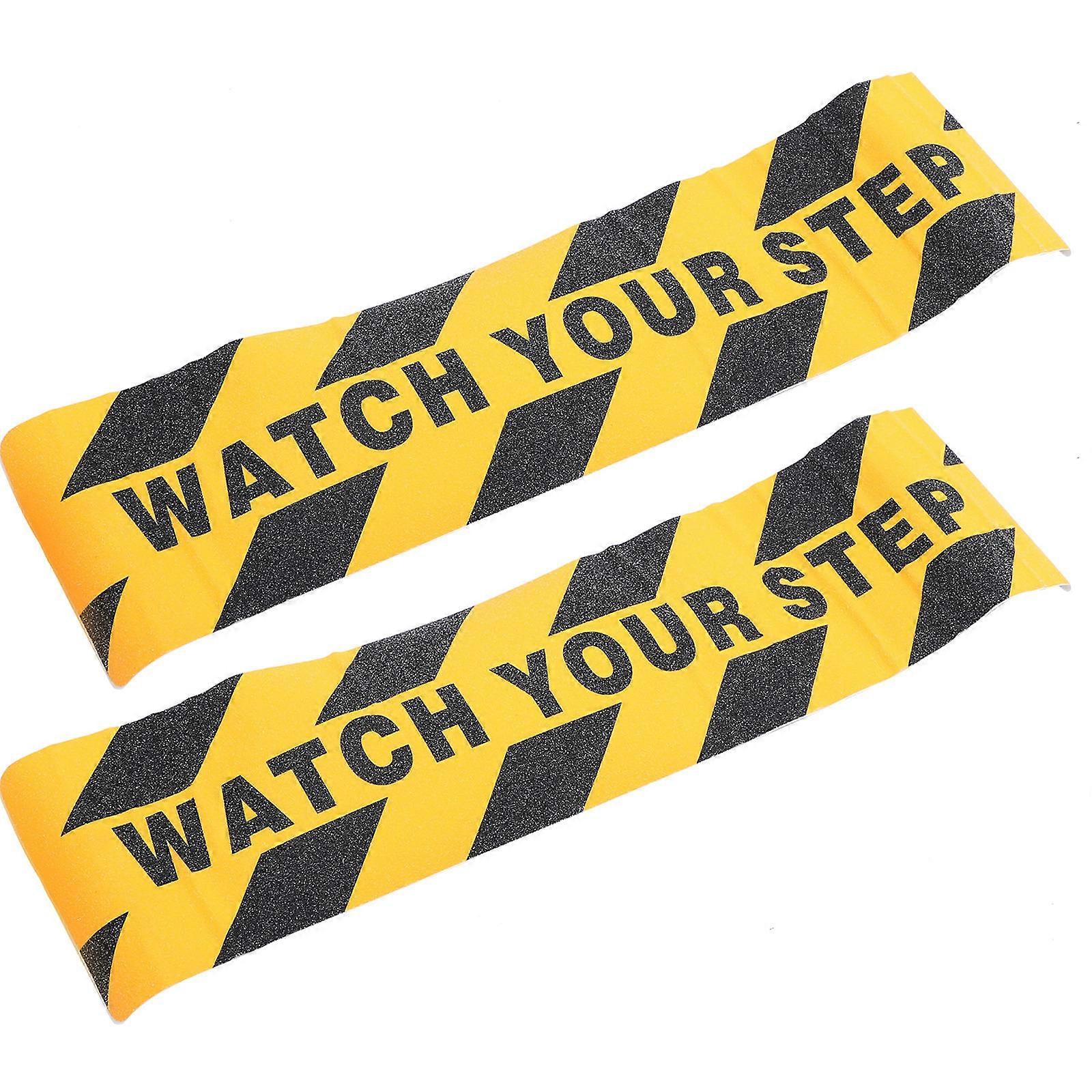 Caution Warning Decals Wet Floor Sticker for Safe 4Pcs Pack