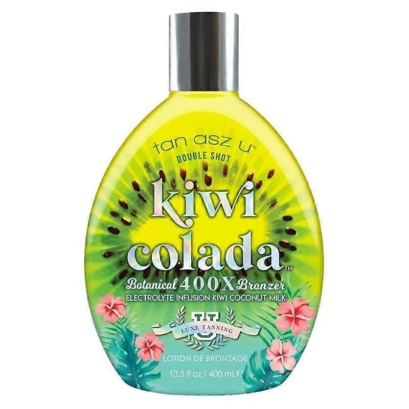 Tan Asz U Kiwi Colada Tanning Lotion Double Shot 400X Botanical Accelerator Bronzer
