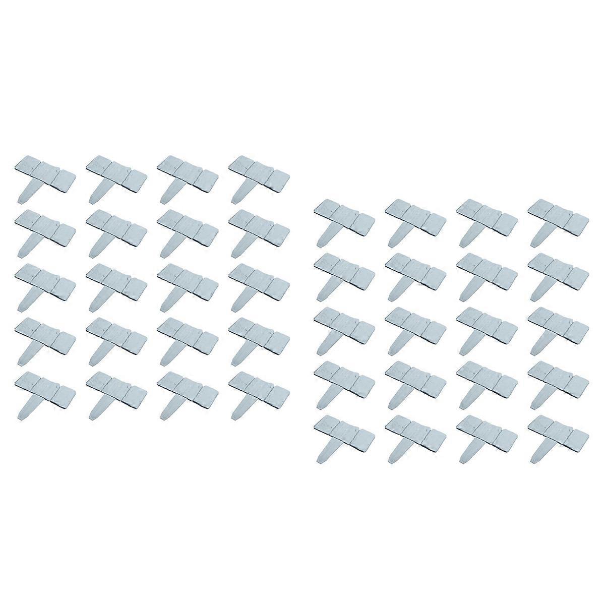 Garden Landscape Edging Borders No Dig,20 PCS 16 FT Lawn Edging