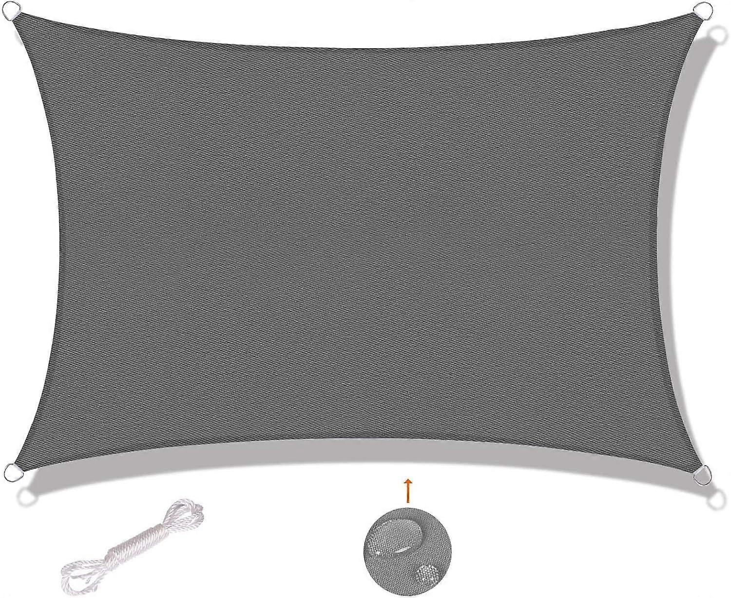 Shade sail, Rectangular shade sail 3x4m-Grey,KoleZy