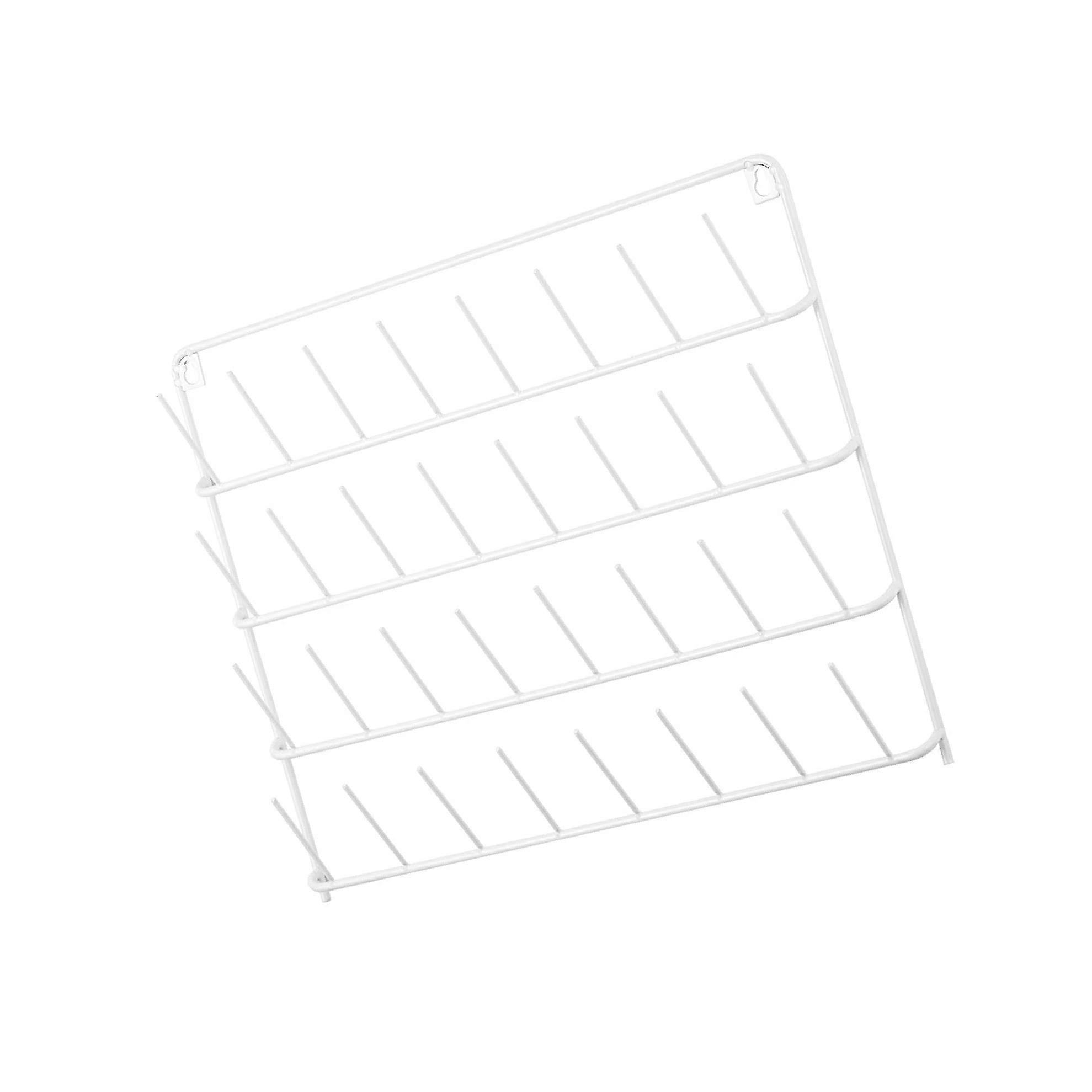 Metal Wall Hanging Thread Holder 32-Spool Sewing Thread Rack Organizer Tool