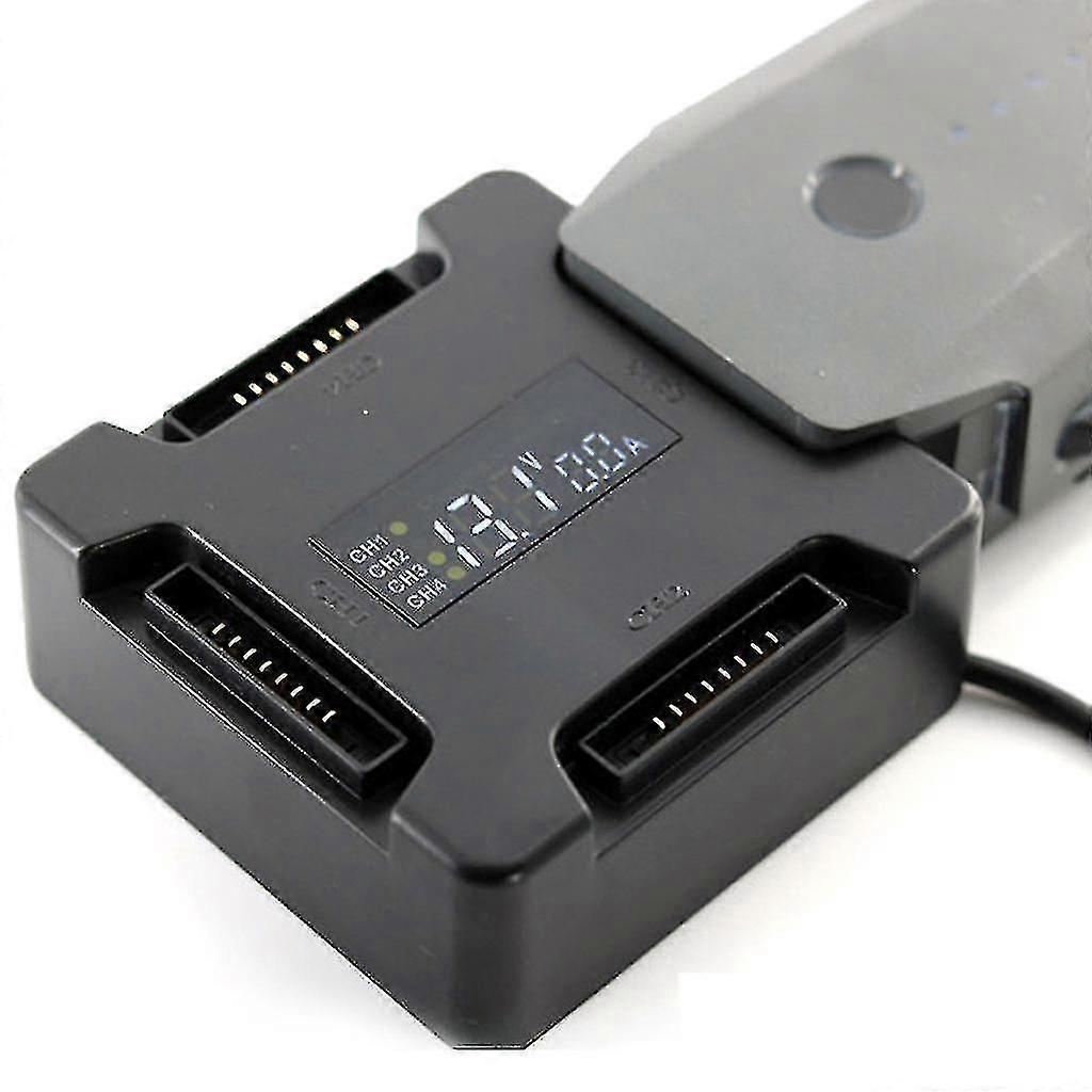 4-in-1 Battery Rapid Charging Charger Hub Compatible-for D-ji Mavic Pro With Lcd Display