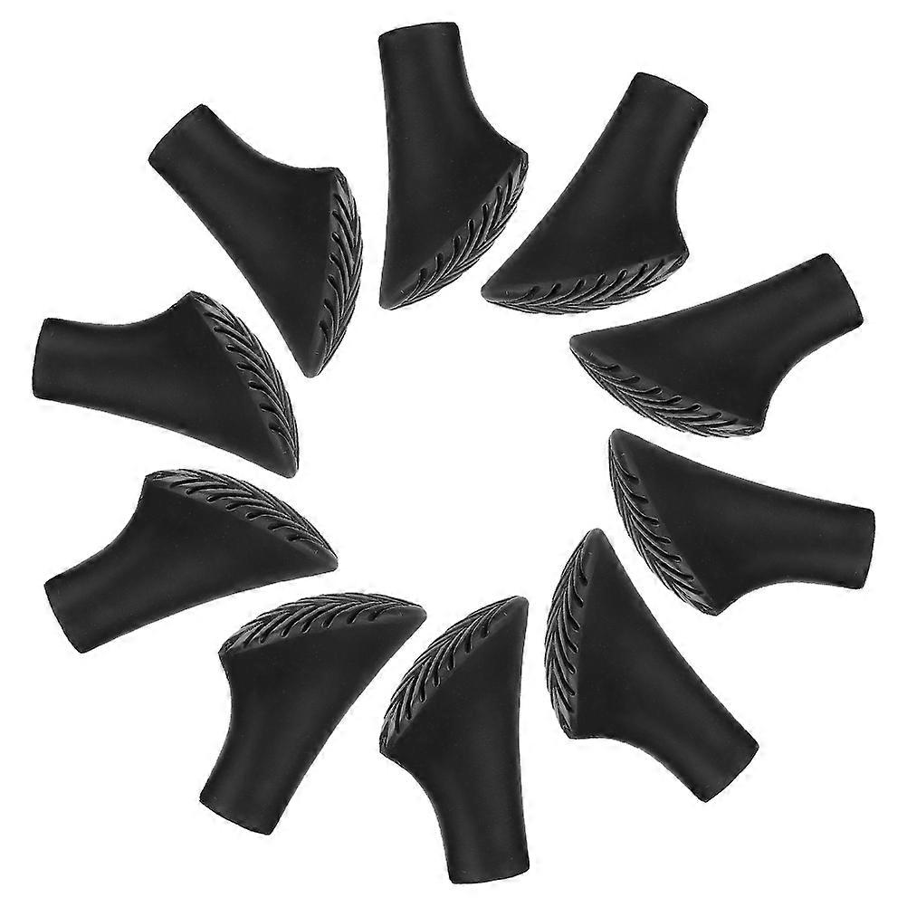 Trekking Pole Tips Non-Skid Plastic Protectors for Cane 60Pcs