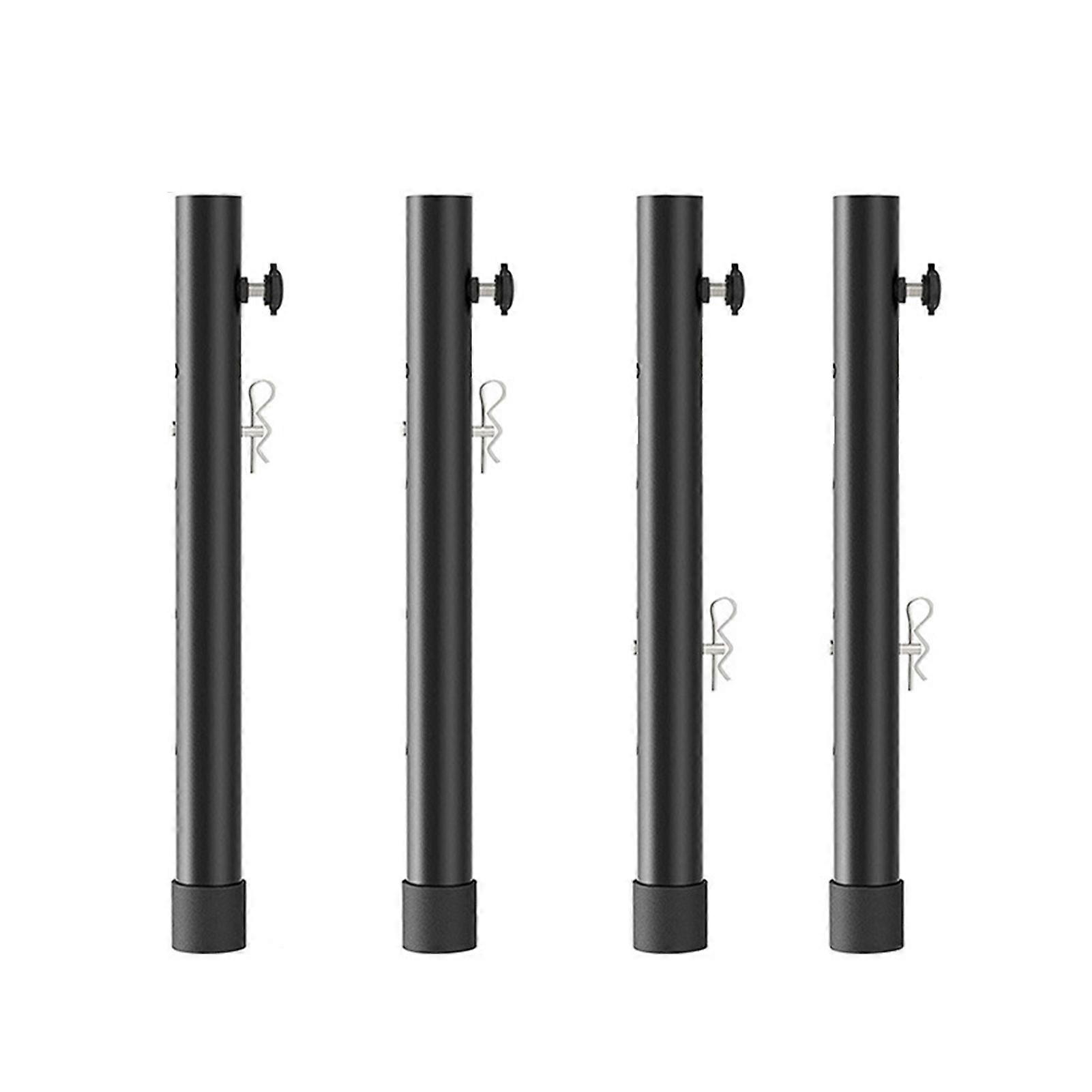 4piece Folding Table Leg Extenders Height Adjustable Riser Extensions For Folding Tables
