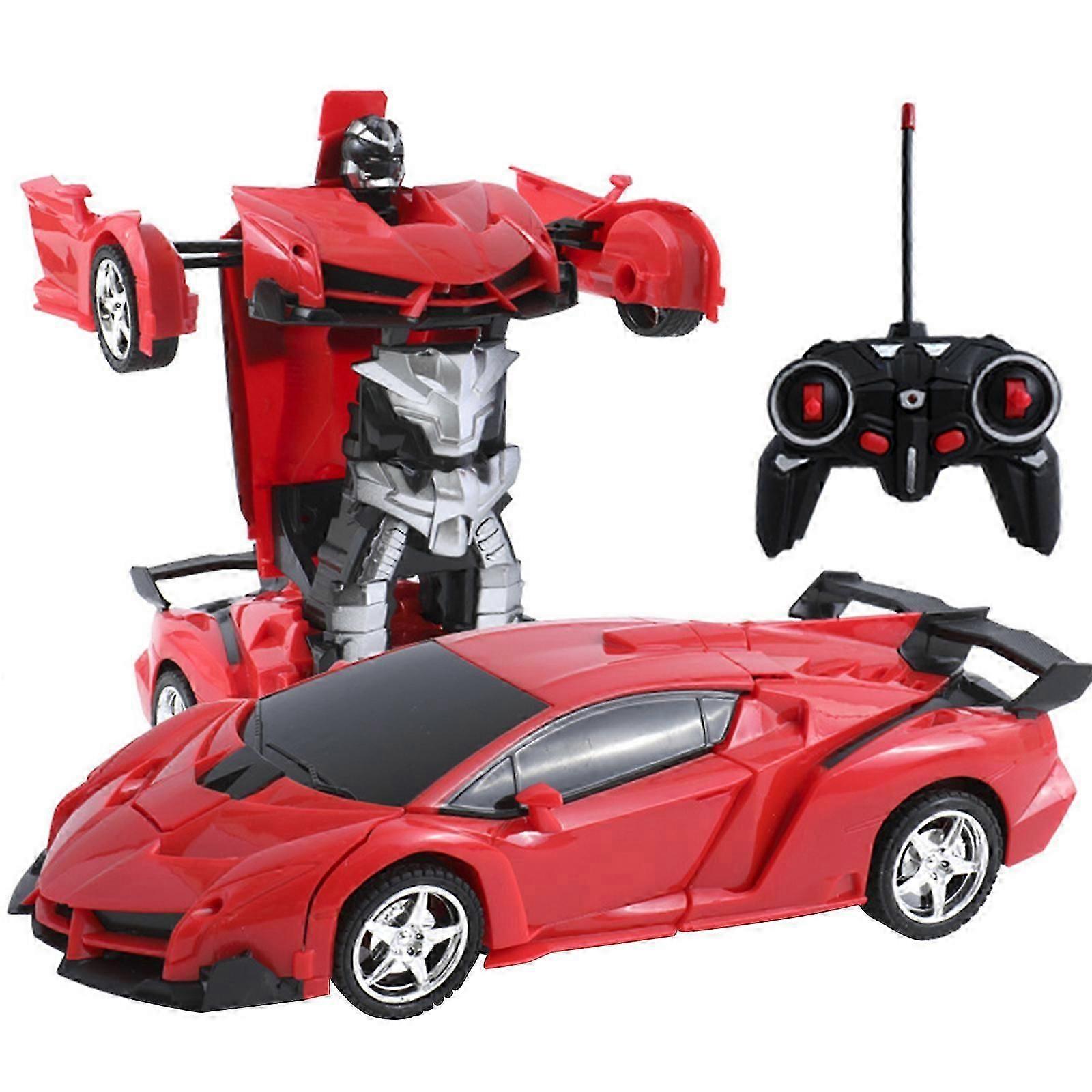 Transform Remote Control Car - RC Cars, One-Button Transforming, 360 Rotation Drifting, Gift Kids Aged 3+