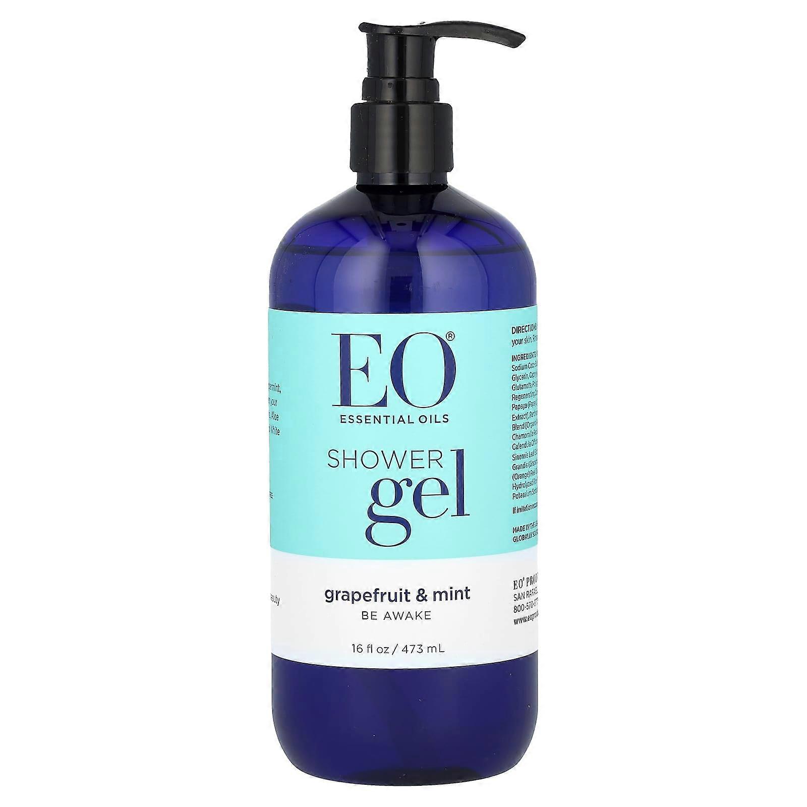 Shower Gel, Grapefruit & Mint, 16 fl oz (473 ml)