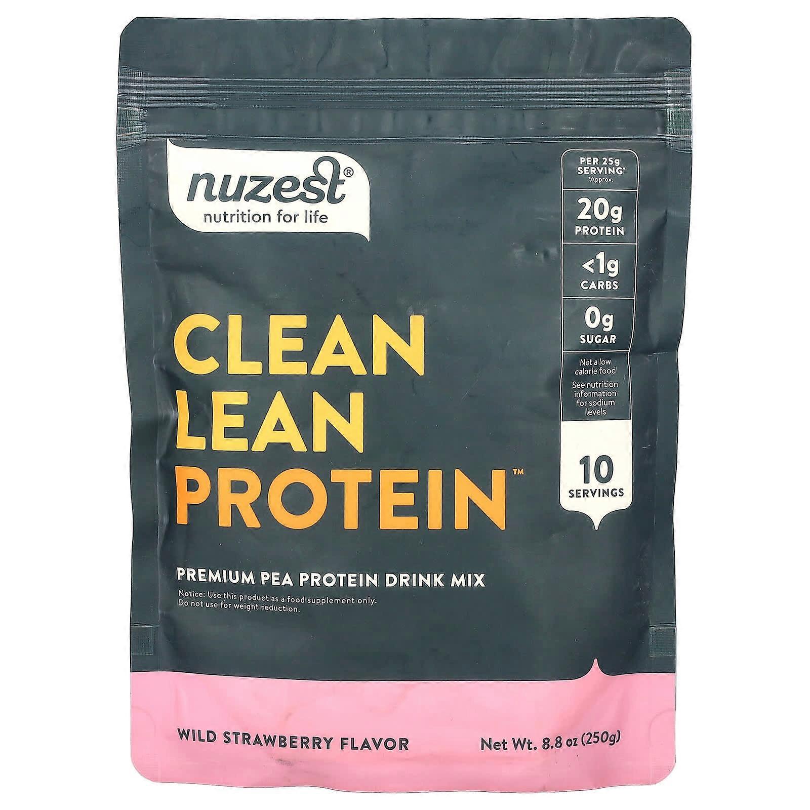 Clean Lean Protein, Wild Strawberry, 8.8 oz (250 g)