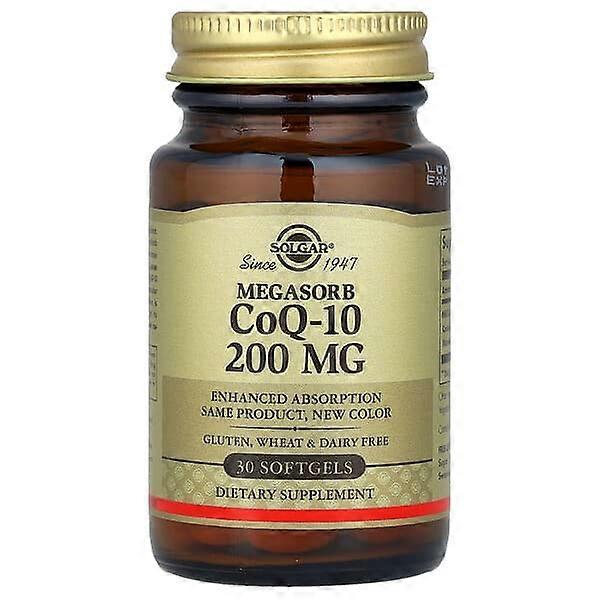 Solgar, Megasorb CoQ-10 , 200 mg, 30 Softgels