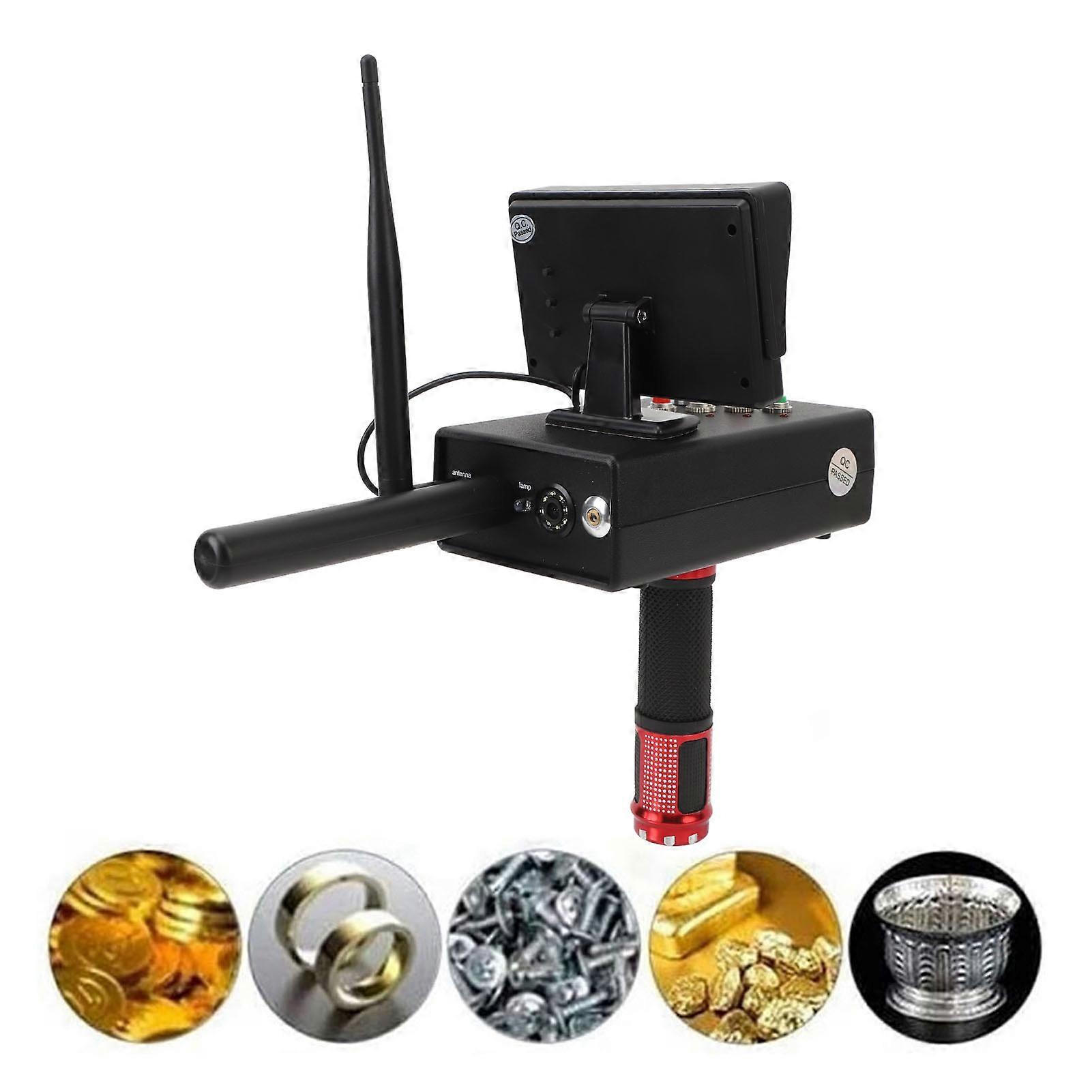 Metal Detector 25m Depth 1200m Range with Display Screen 1000mAh Battery