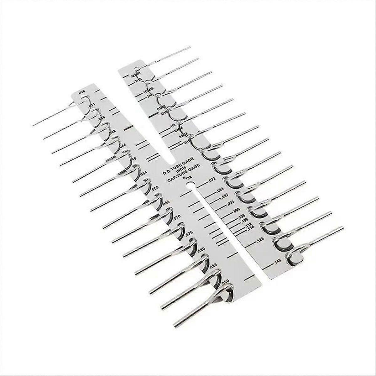 Cap Tube Gauge Capillary Inspection Tool for Measuring Copper Tube Inner and Outer Diameter