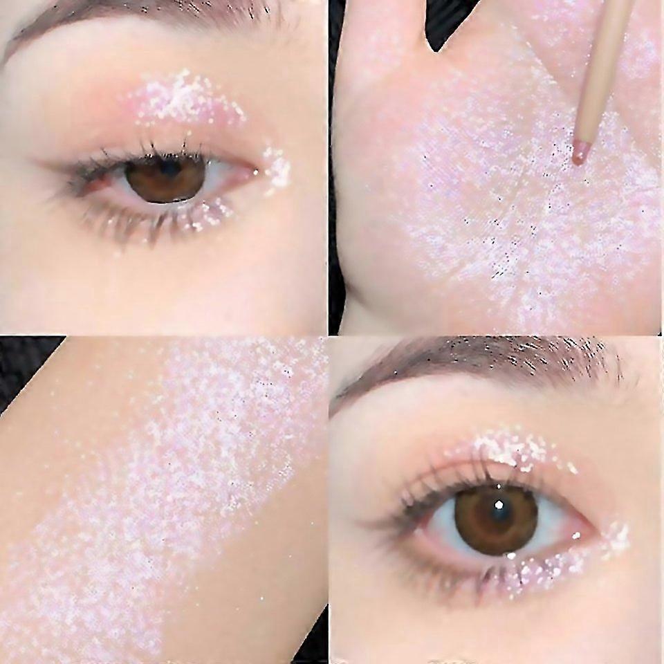 For 2 In1 Matte Highlighter Lying Silkworm Pen Recommended Shadow Double Head High Gloss Eyeliner Ea