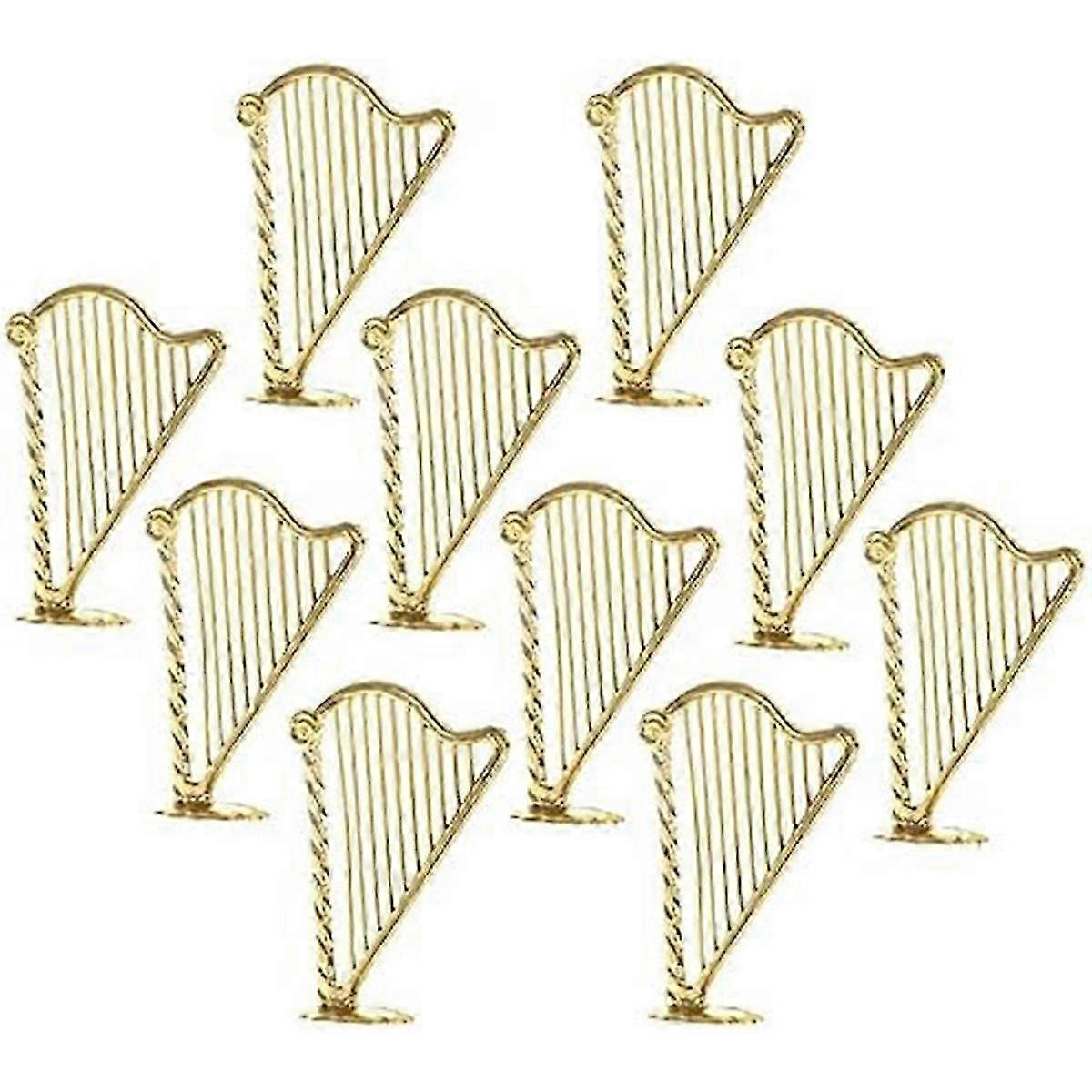 Miniature Harp, Mini Harp Model Pendant for Music Party Home DecorEdition 1028