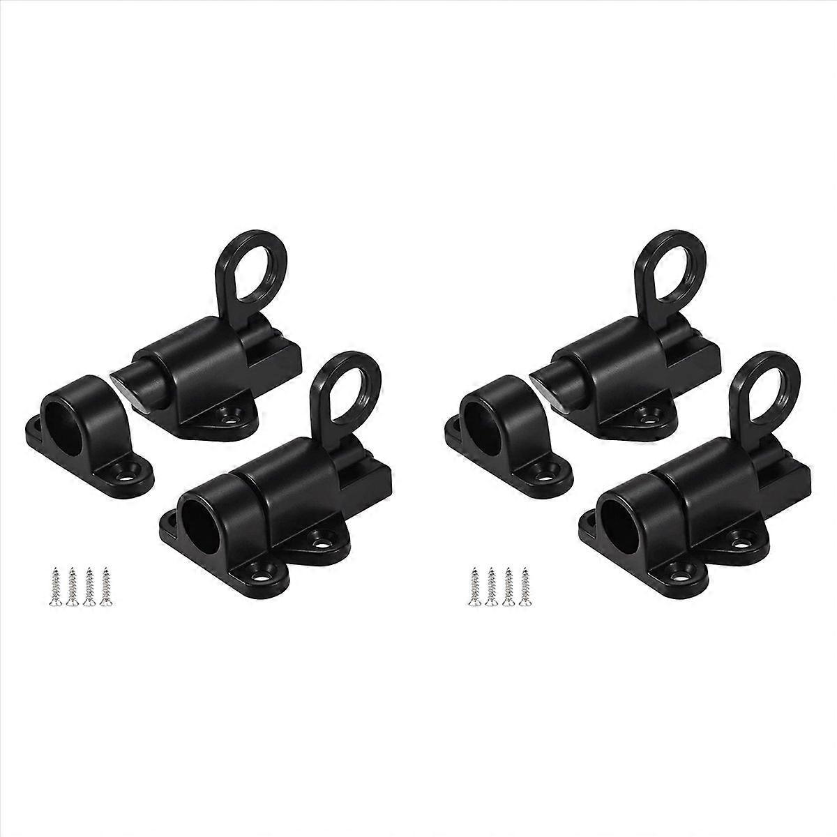 2 Pack Spring Loaded Latch Sliding Lock, Used for Automatic Door