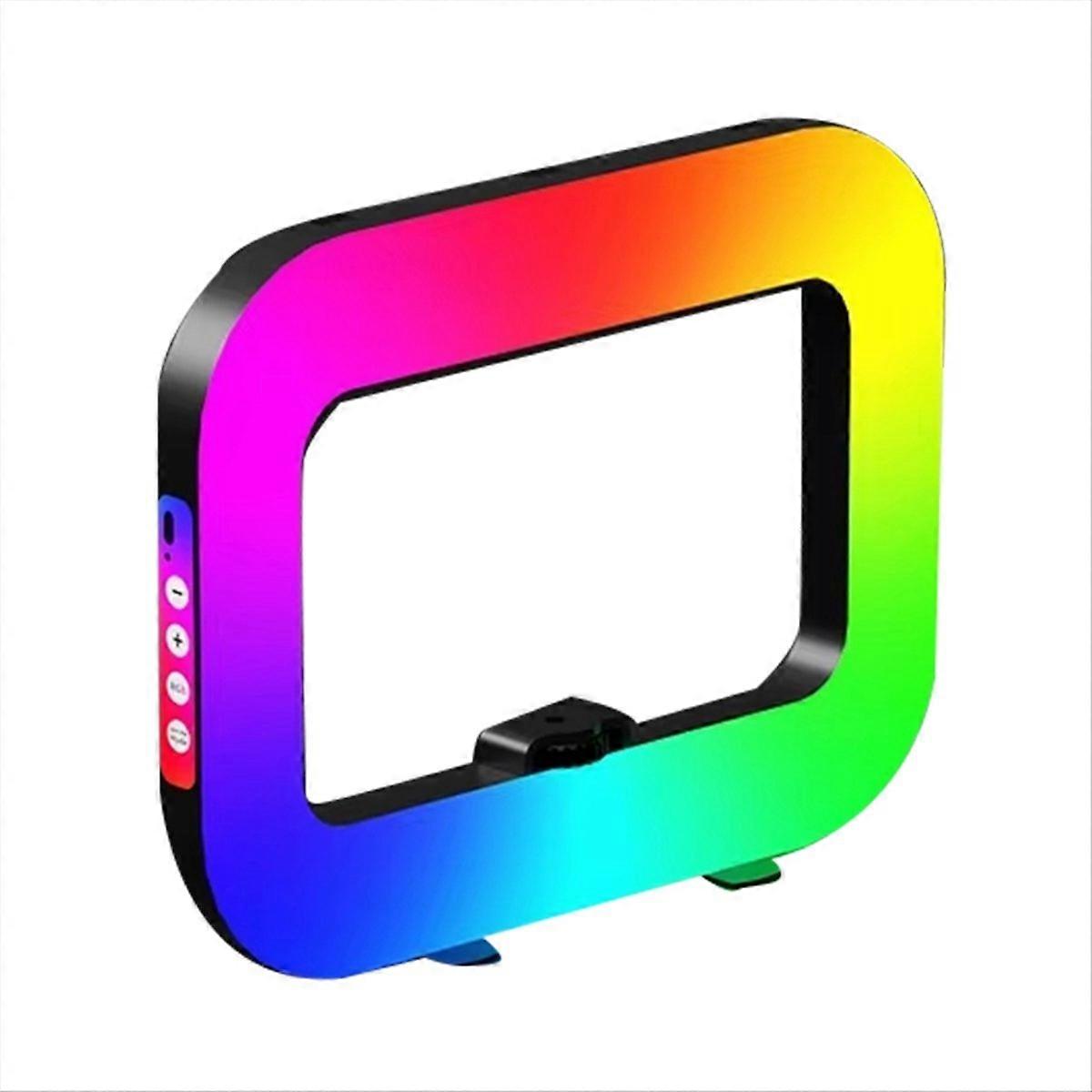 RGB Ring Lighting Photography Rechargeable Selfie Light, Portable