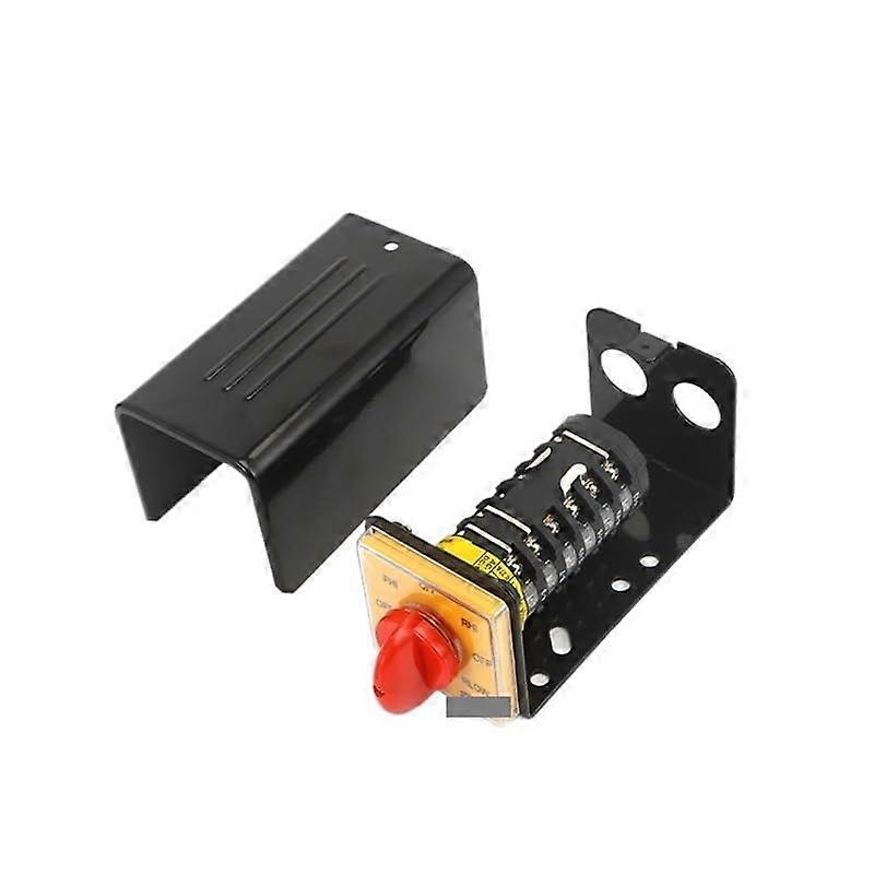 25A 6Pole Changeover Cam Switch 8Position 24Screw Terminal Iron Protection Shell