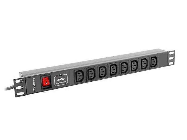 Lanberg Power Strip Pdu Rack (1u, 16a, 8x Iec C13)