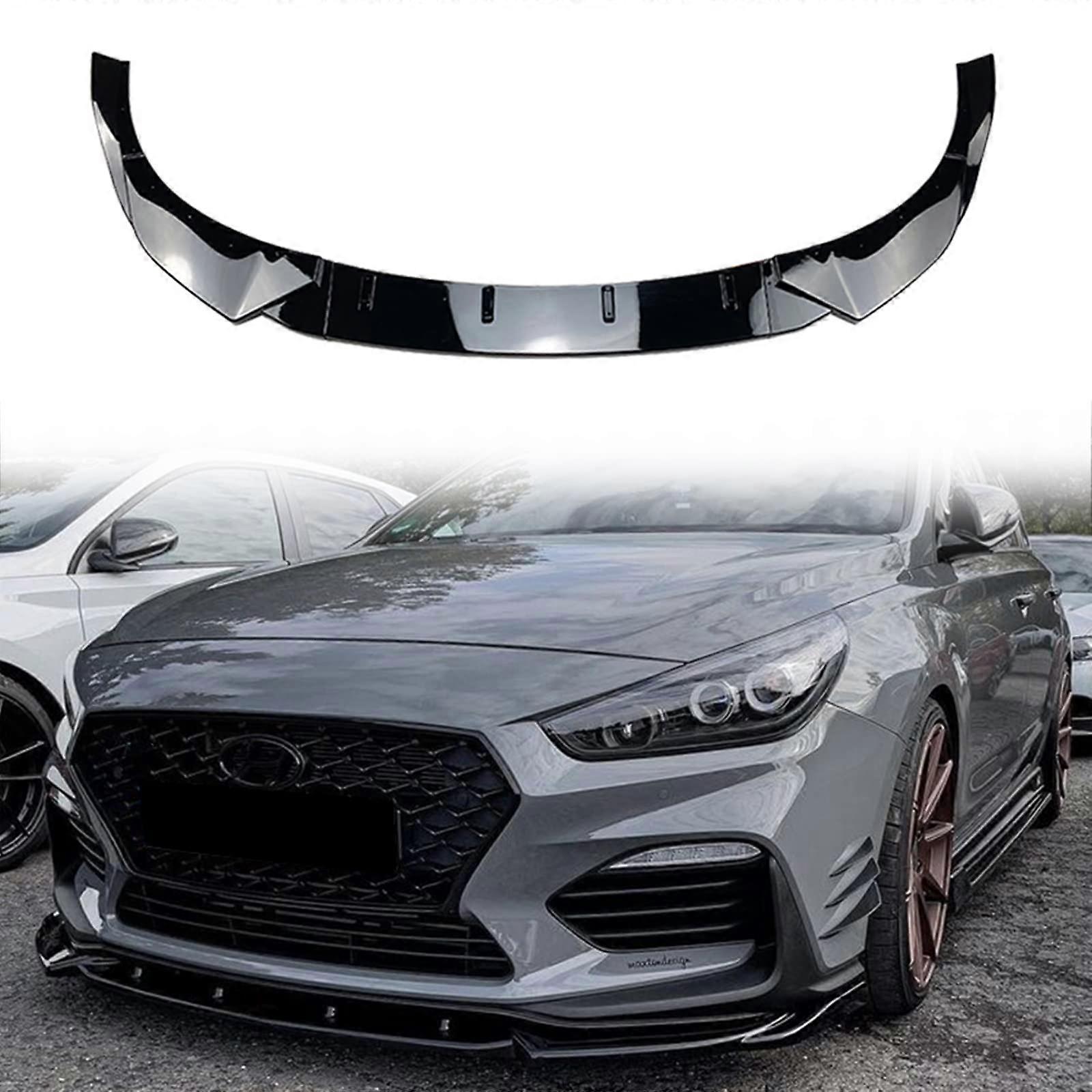 Front Spoiler Lip Guard MK3.5 Hatchback 20202022 Black Lower Blade Plate Splitter Trim