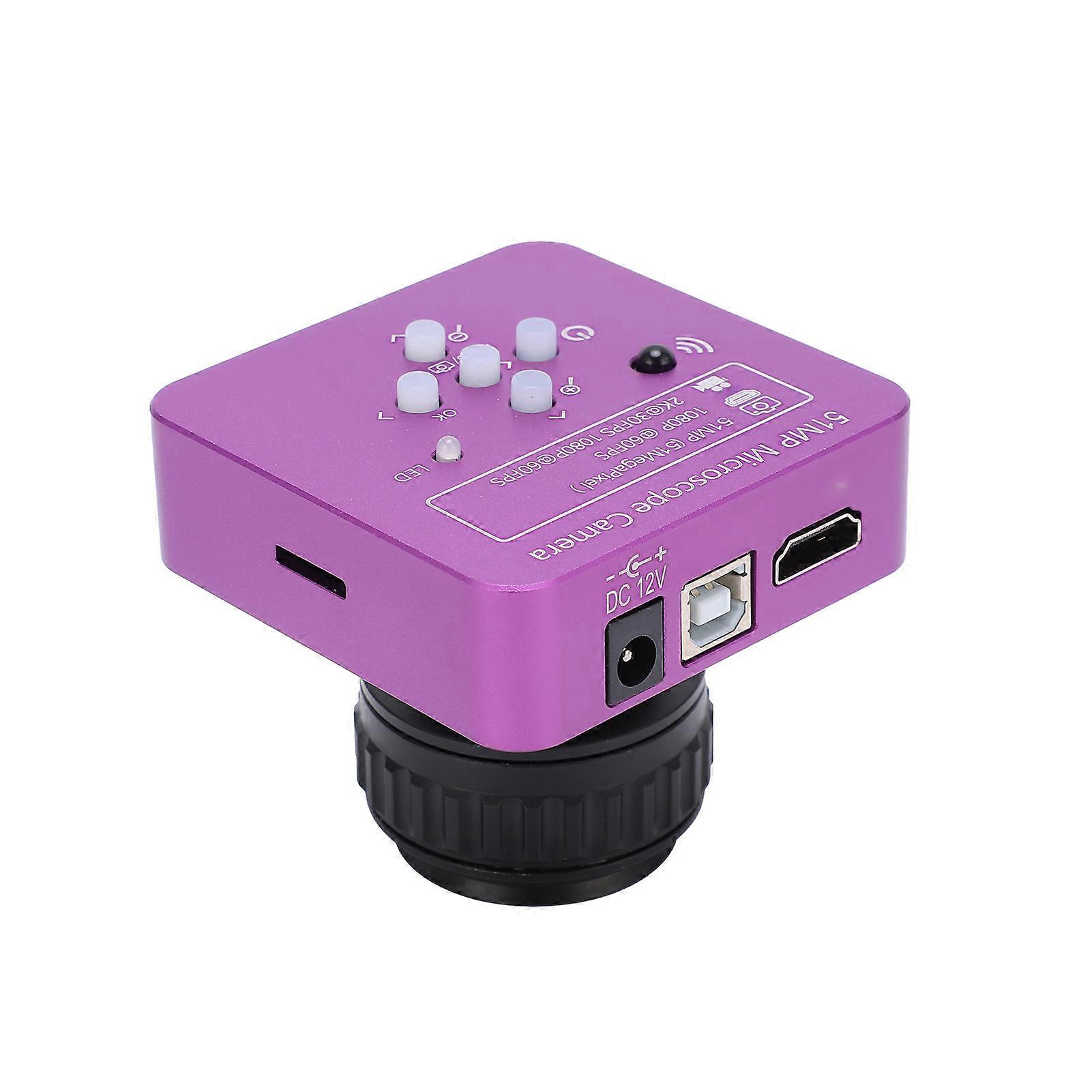 2K 51MP Industrial Digital Microscope Camera 0.35X CMount Adapter Lens for Trinocular Stereo Microscope