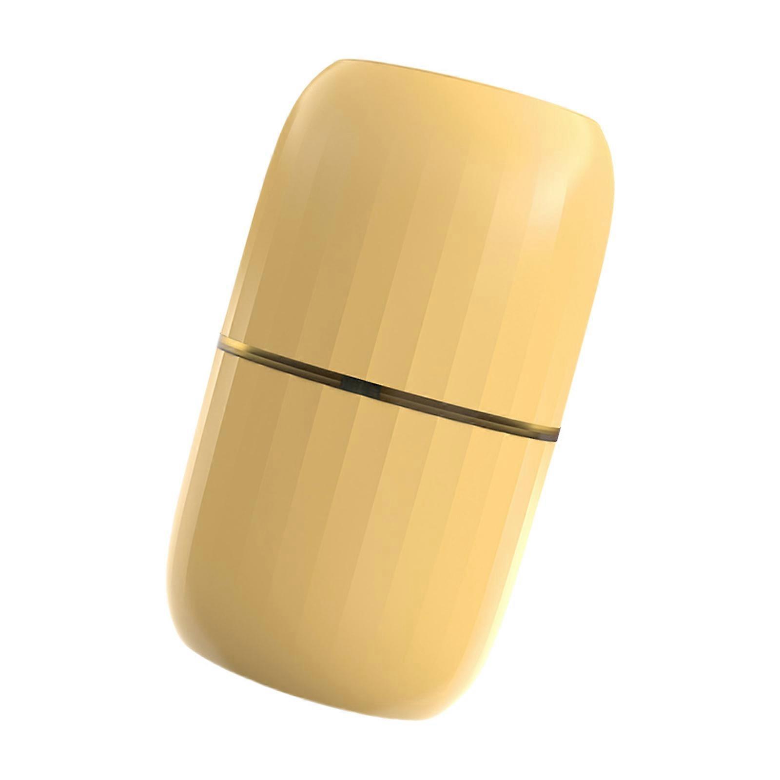 Portable Baby Pacifier Sterilizer Box Feature Dustproof Slide Switching Button Design Quick Clean for Jewelry Keys  Yellow