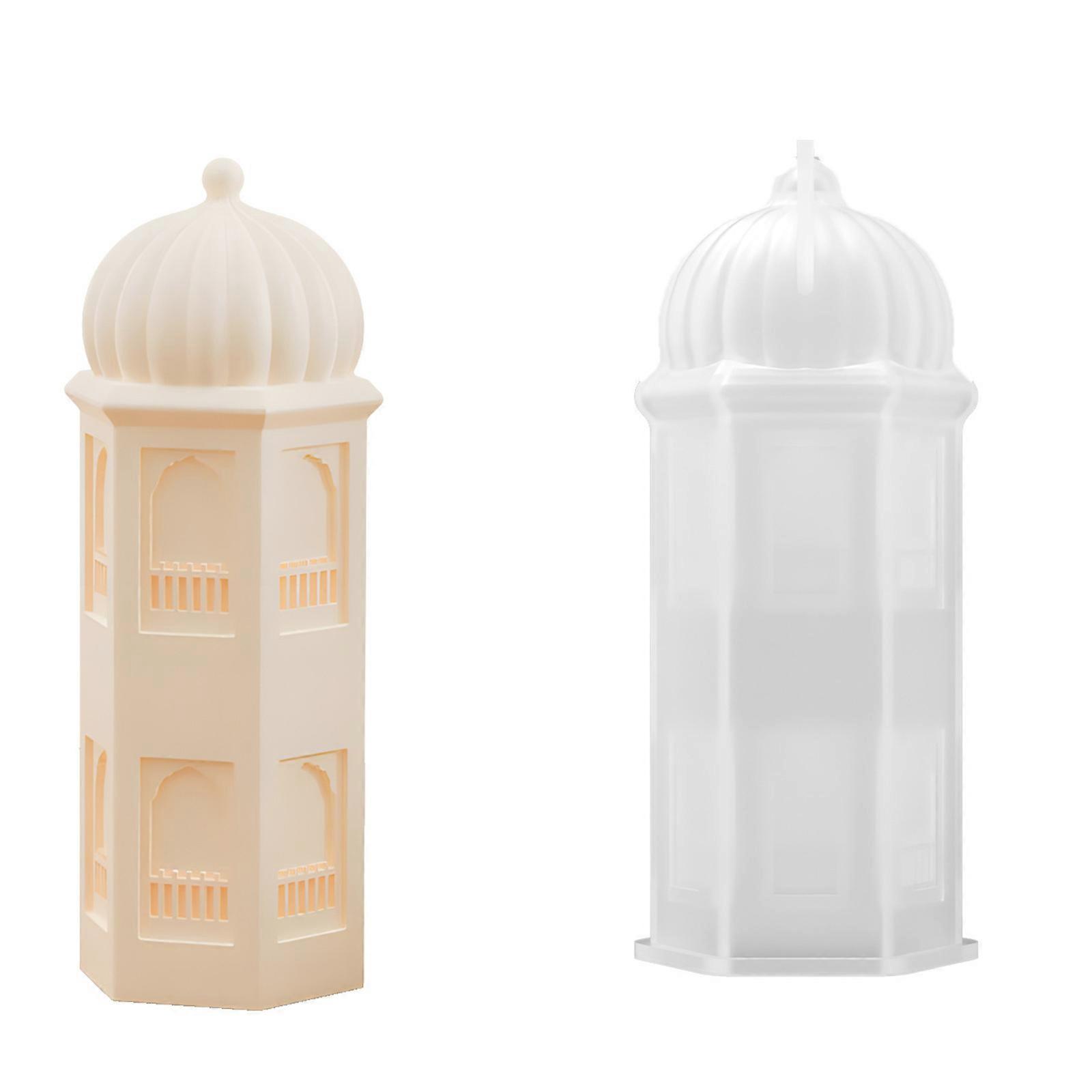 Silikonpagodformad ljusform för handgjorda entusiaster aromaterapiform praktiskt pyssel klassrumsmaterial flerfärgad