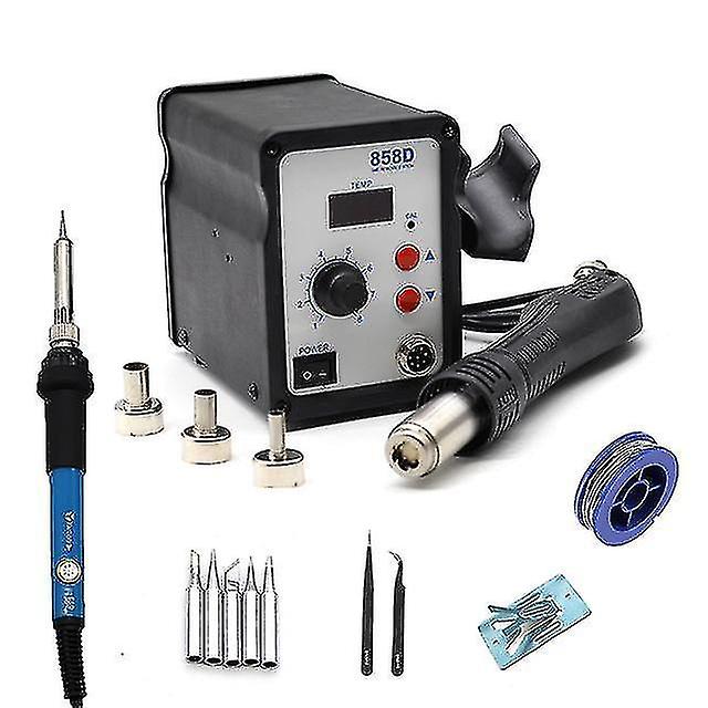 ヒートガンホットエアガン858d BGAリワークはんだ付けステーションブロワーヘアドライヤーはんだ付けヒートガン220v