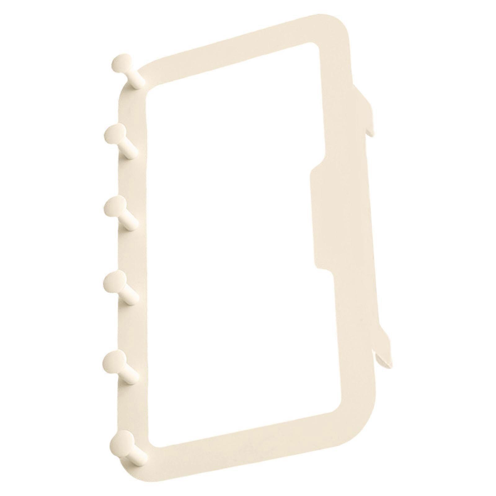 Simple Creative Door Hanger No Trace Adhesive Hooks Sturdy Over Door Hanger for Clothes Towels and Accessories Multicolor