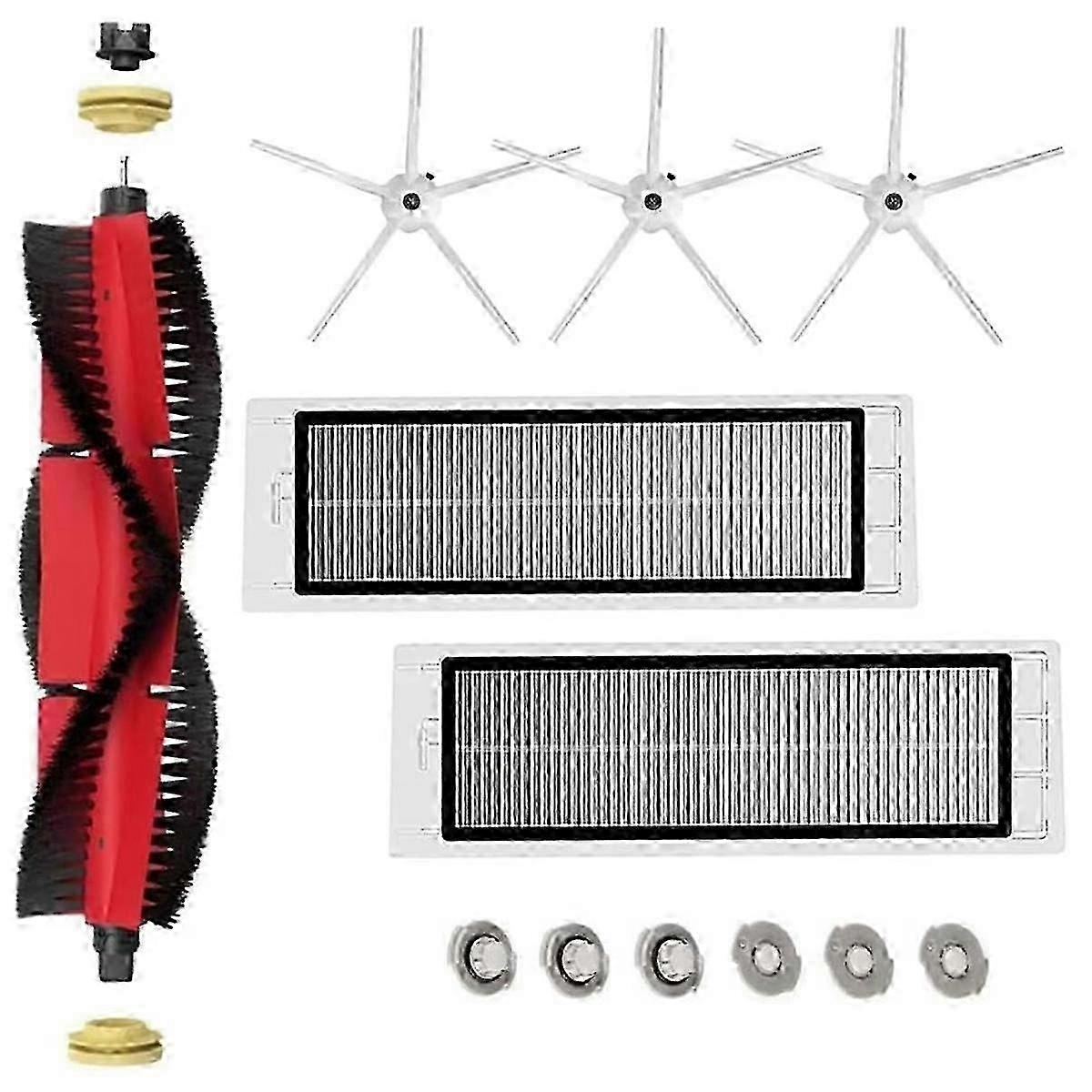 Main Side Brush and HEPA Filter for S5 Max, S6 Max, S6 Pure, S6 MaxV, S50, S51, S55, S60, S65 Vacuum Cleaners