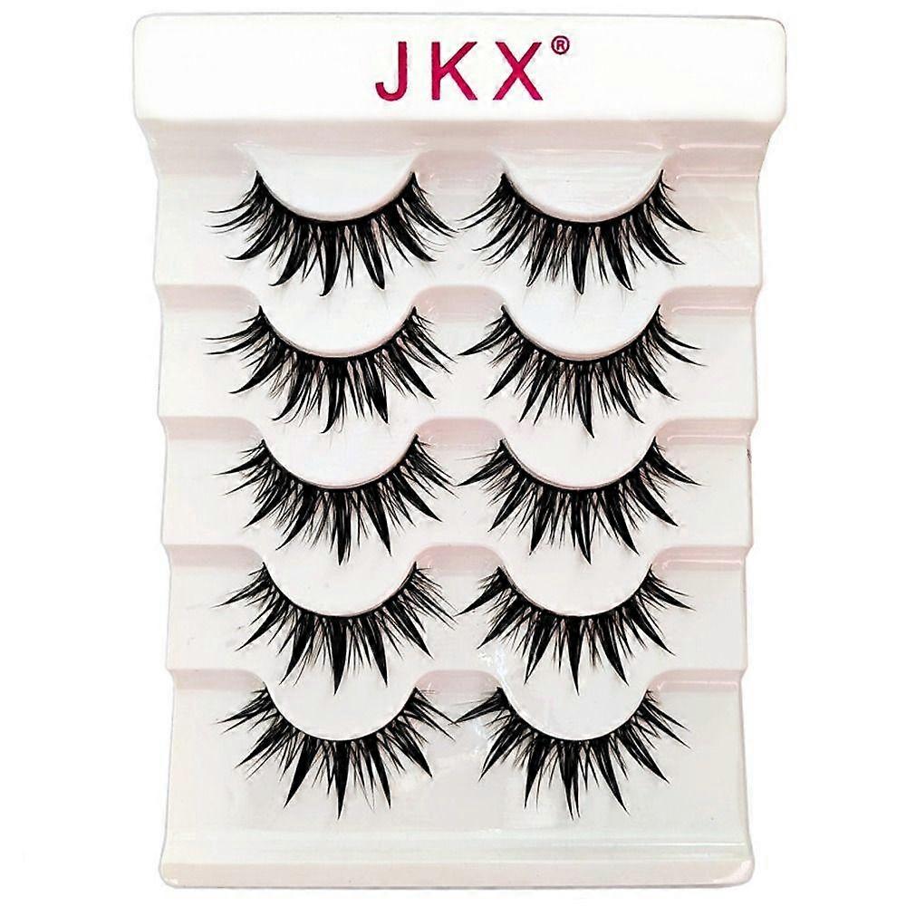 Craft Extension Soft Band Thai Eyelashes 3D Faux Mink Eyelashes Wispy Fluffy False Eyelashes
