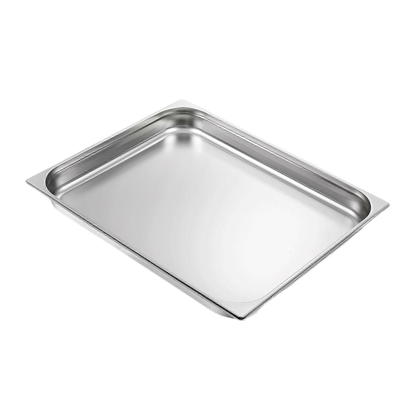 Industrial Strengthes Nonrust Steel Food Pan With No Deforming Design Suitable For Repeated Heating And Freezing Cycles Multicolor