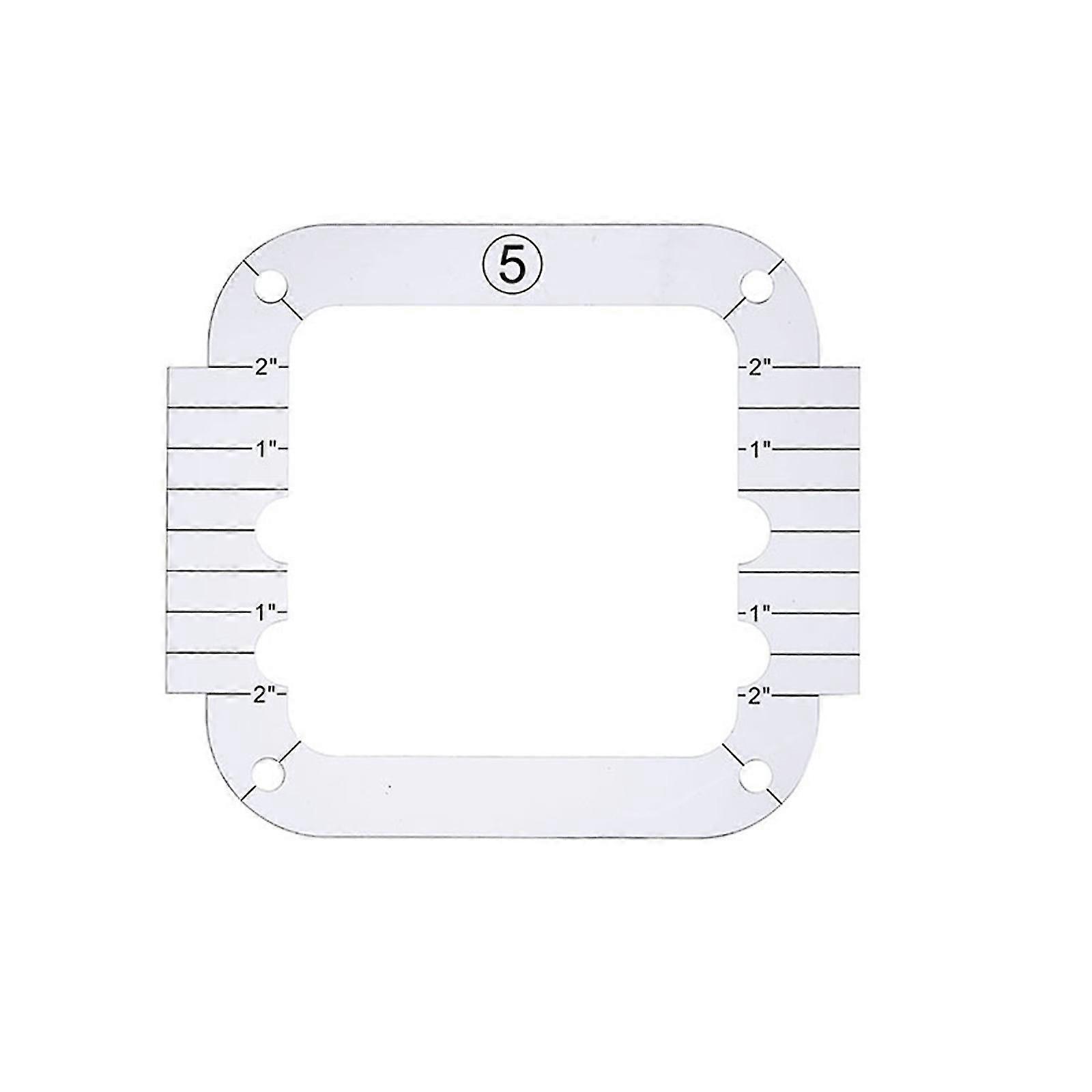 Acrylic Diy Sewing Patchwork Ruler Special-shaped Hollow Sewing Kit Patchwork Template