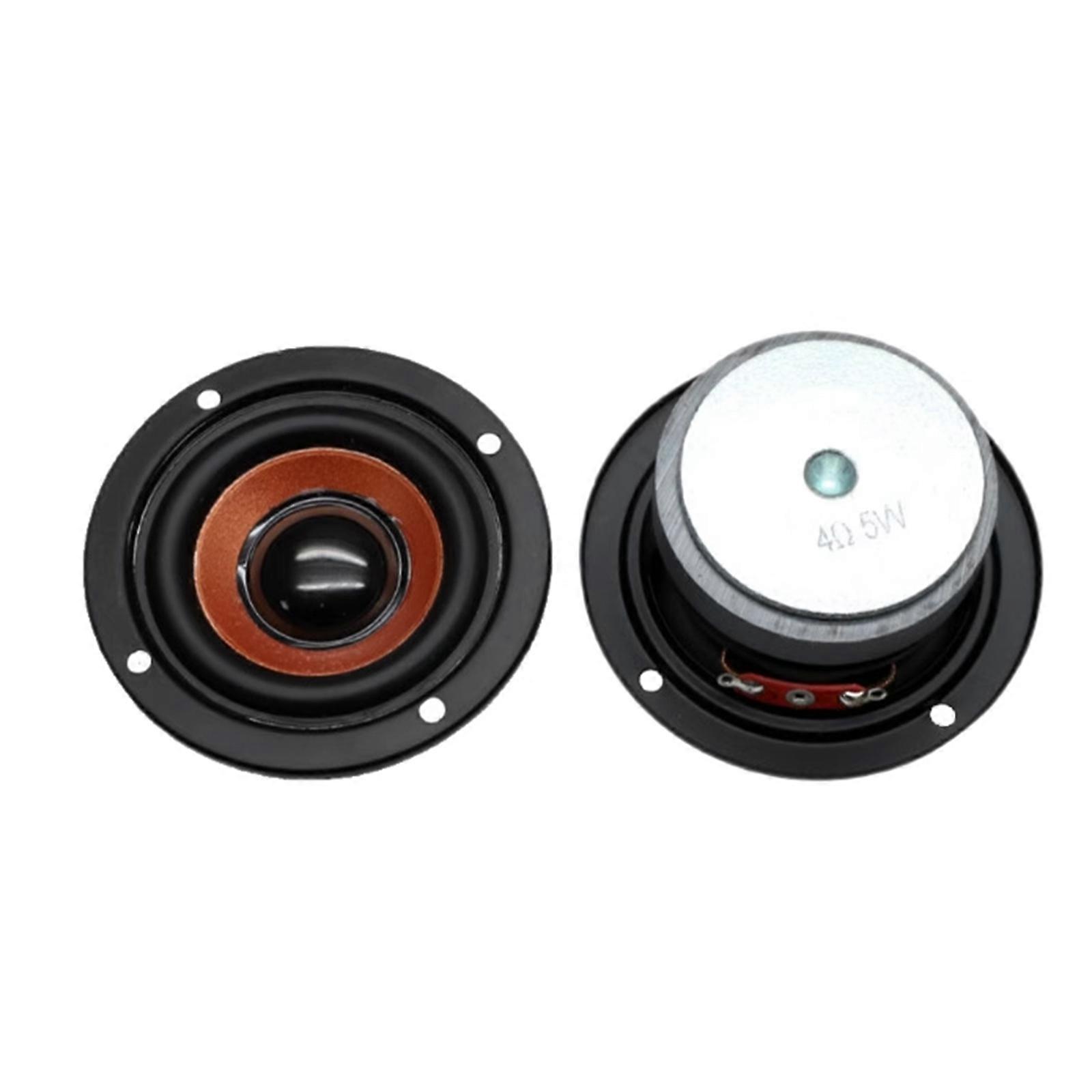 4Ohm 3W 5W External Magnetic Round Speaker 52mm Enhanceds Low Frequency Output Multicolor