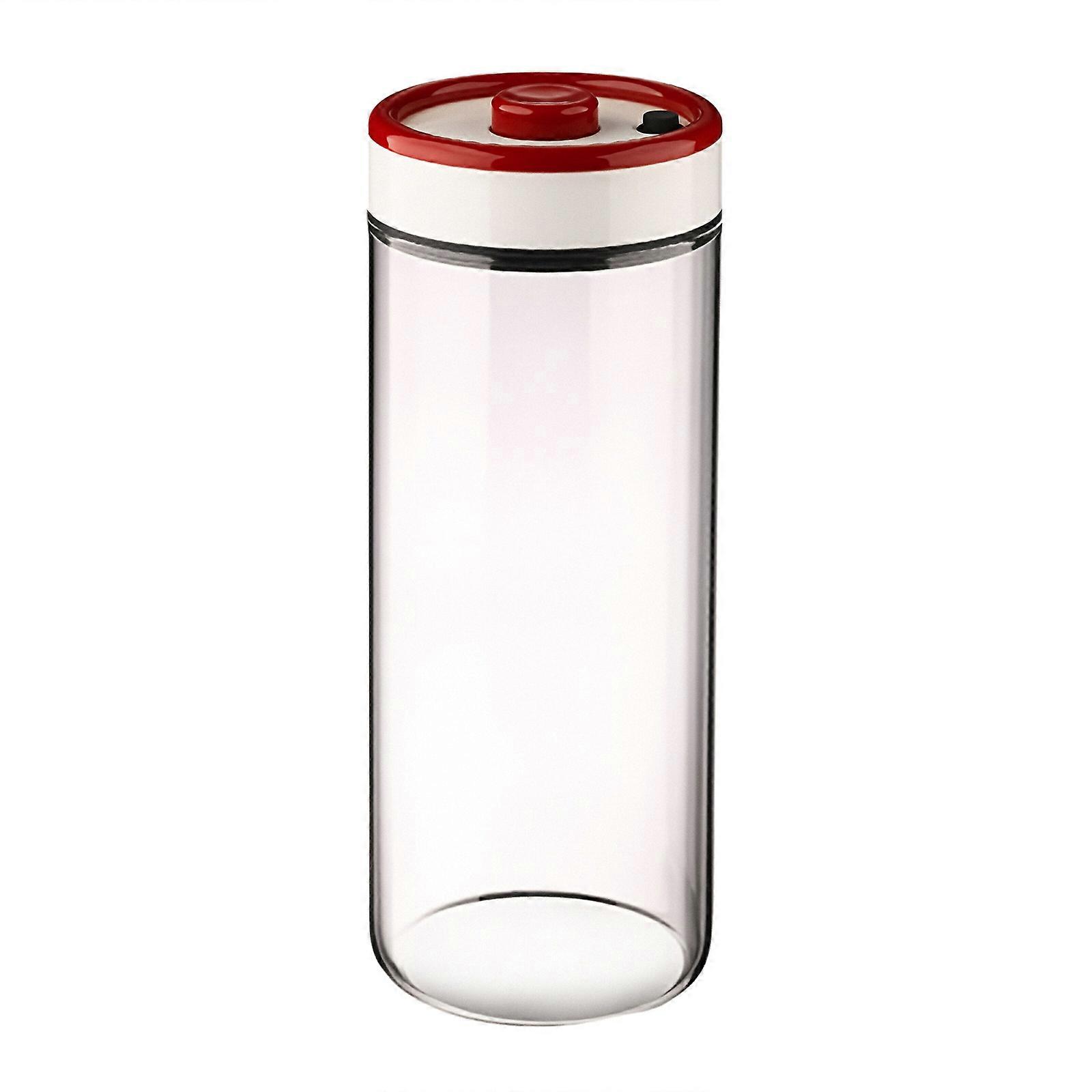 Vacuum Sealed Coffee Storage Container With High Borosilicate Glass Airtight Design For Freshness Multiple Capaicty Capacity Option Multicolor
