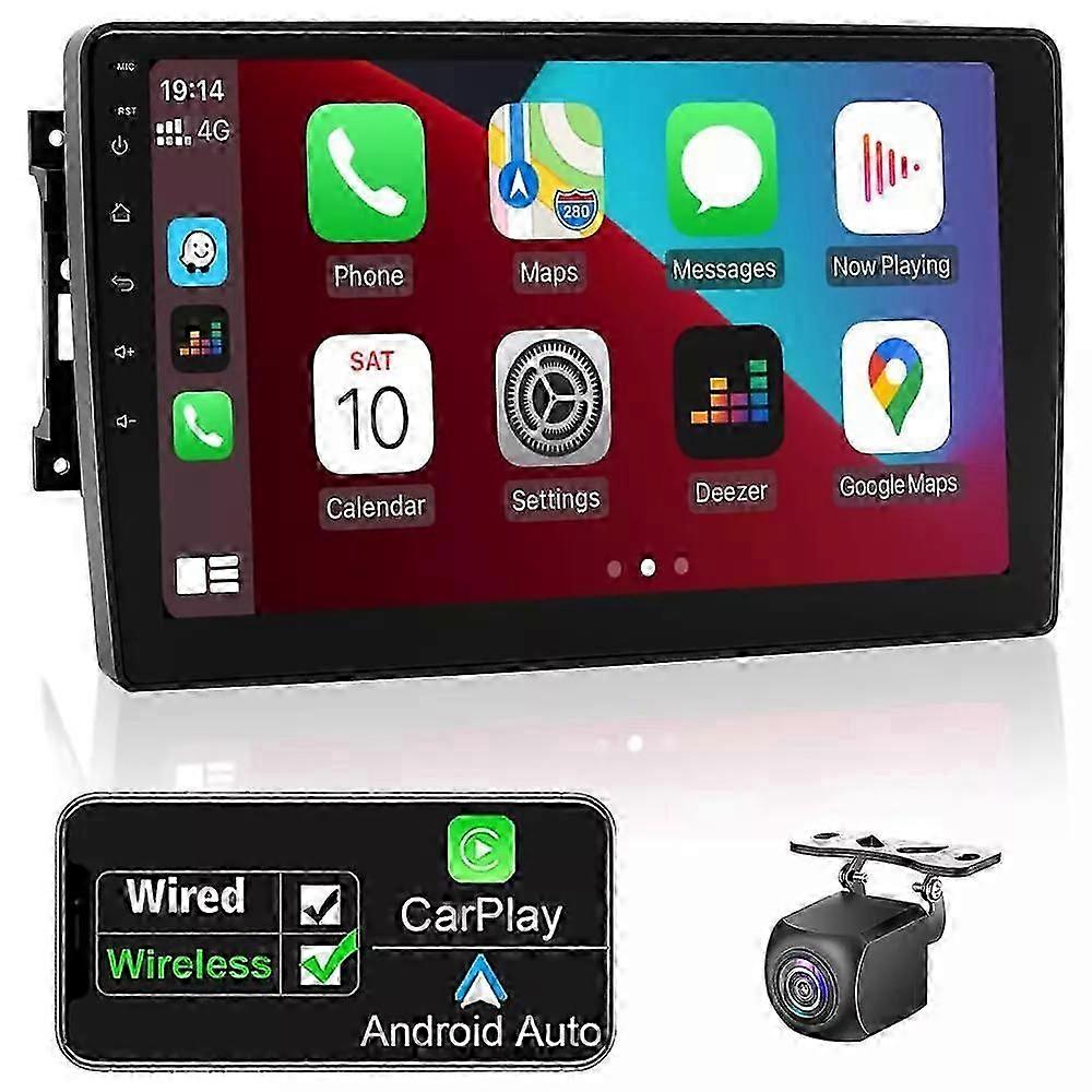 For Dodge Ram 1500/2500 2009-2012 Android 13 10.1" Car Stereo with GPS Navigation and Wireless CarPlay Support